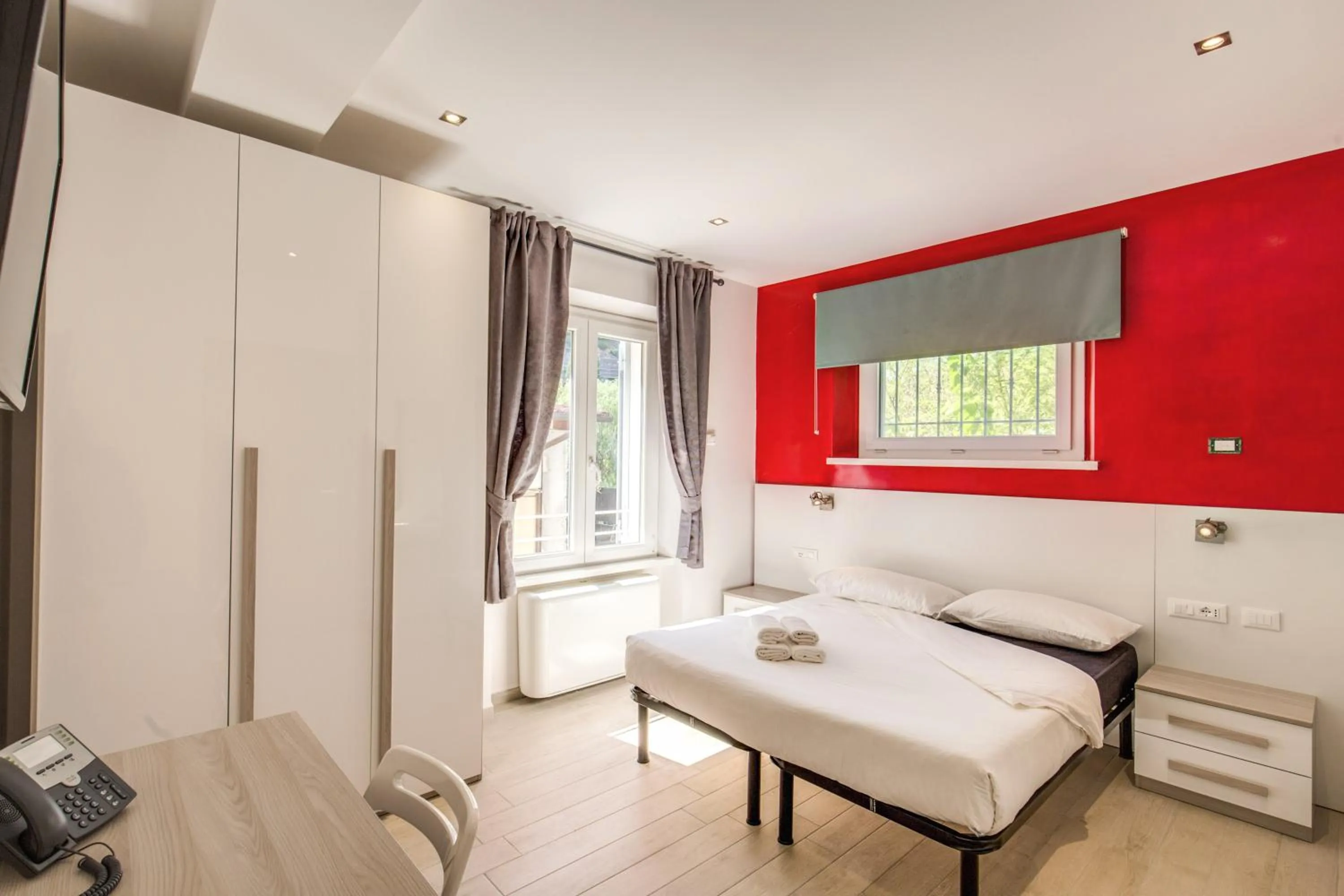 Bedroom, Bed in The Bricks Rome