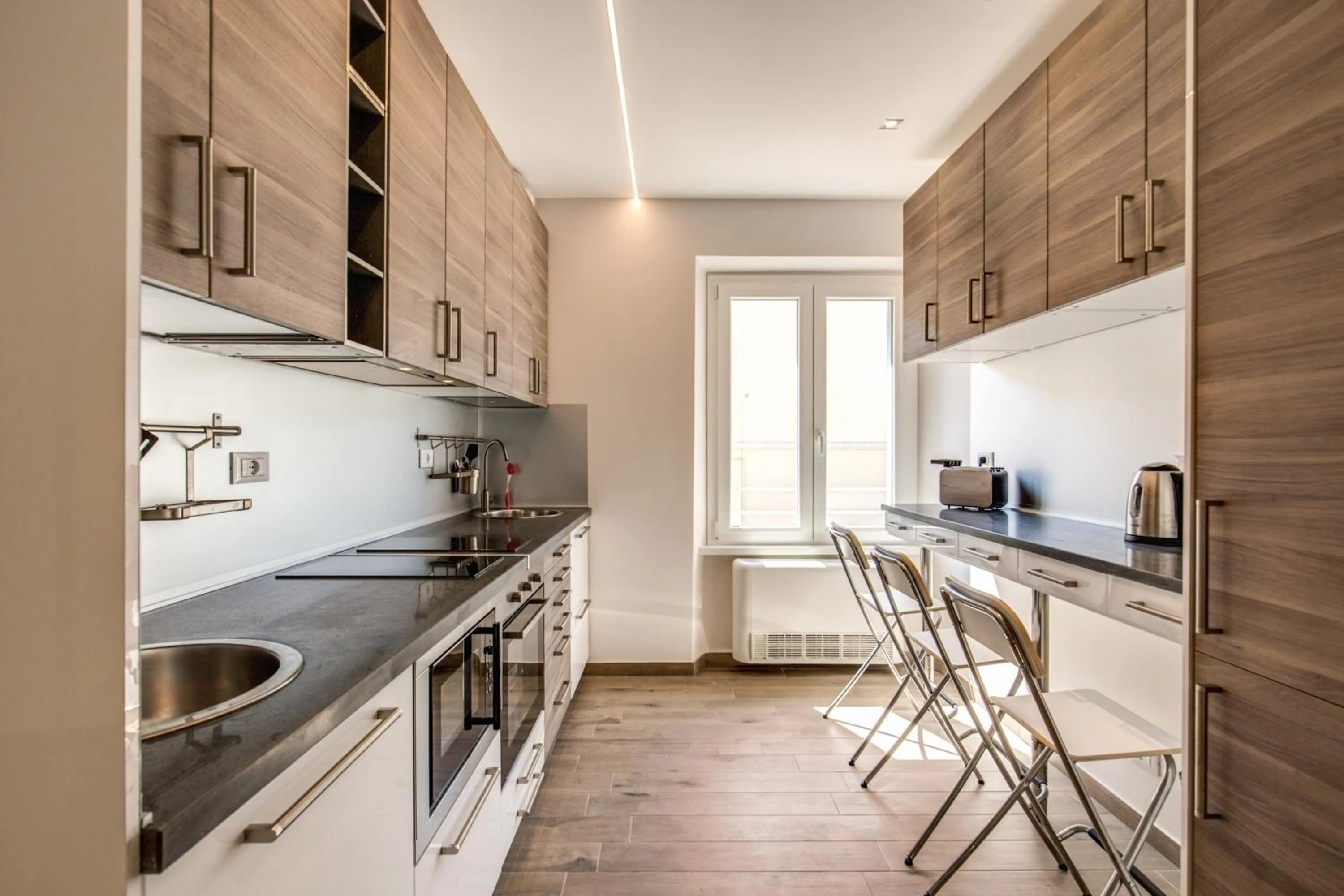 Communal kitchen in The Bricks Rome