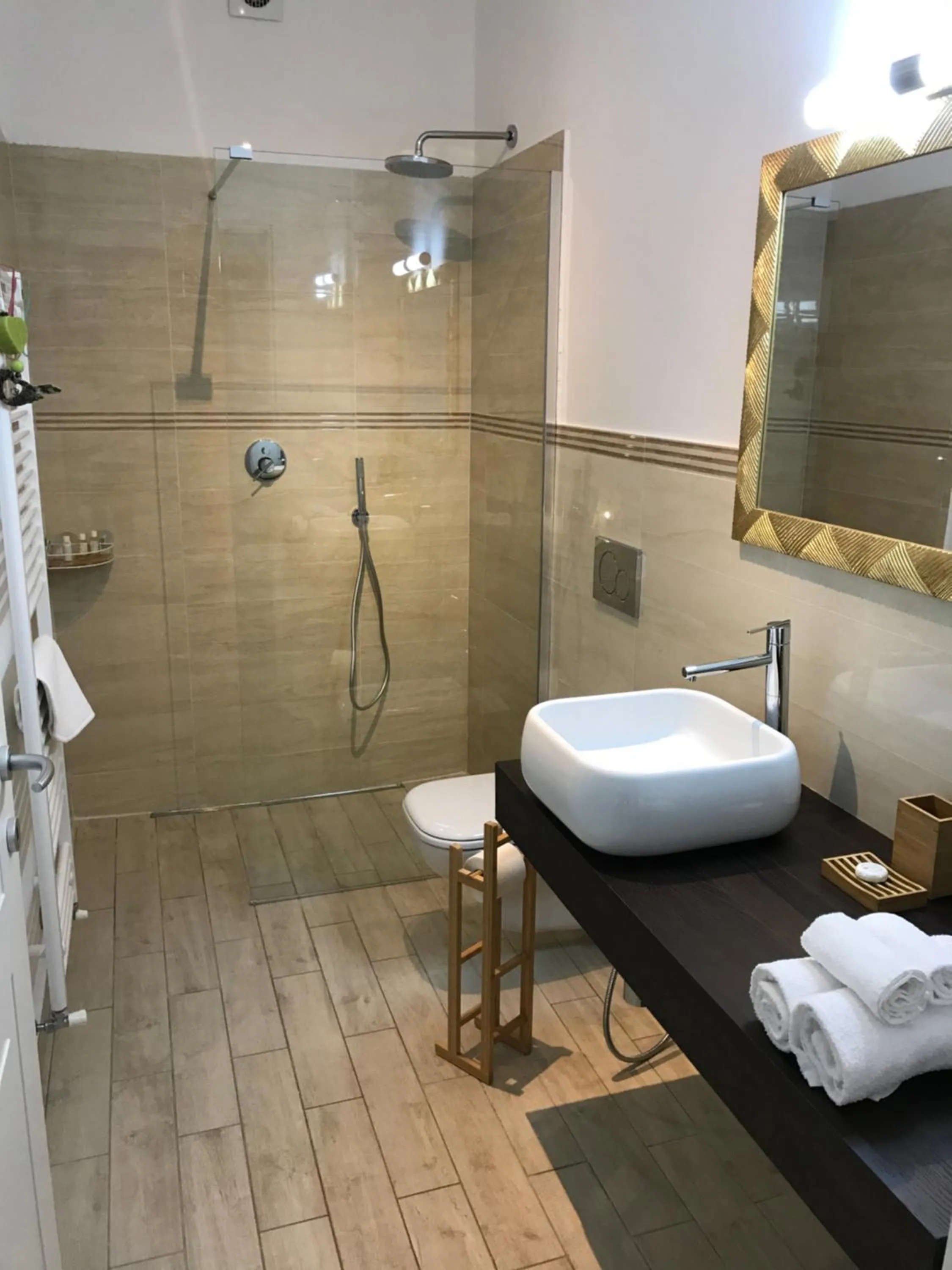 Shower in B&B La Rosa del Lago