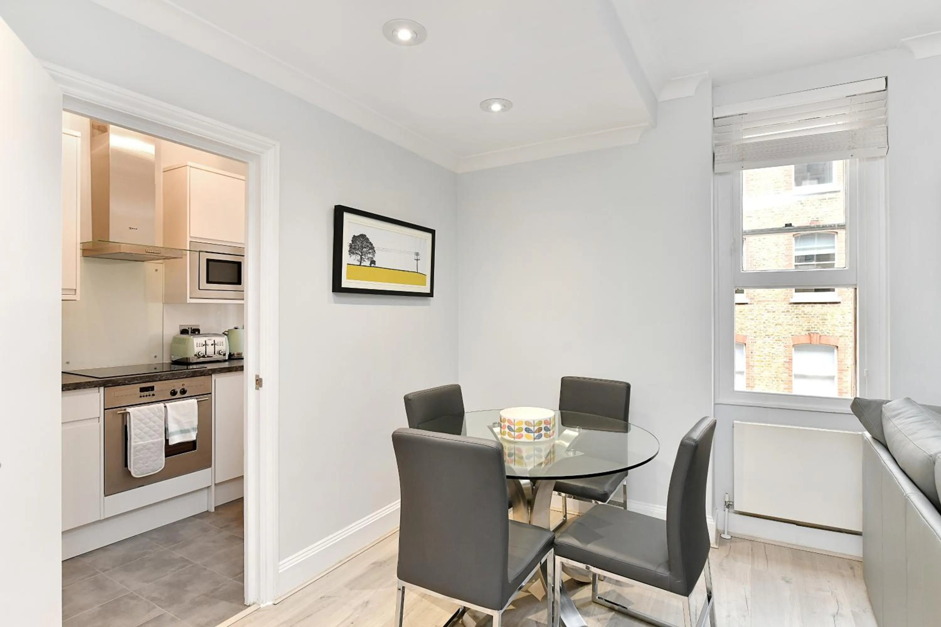 Living room in Chiltern Street Serviced Apartments - Marylebone