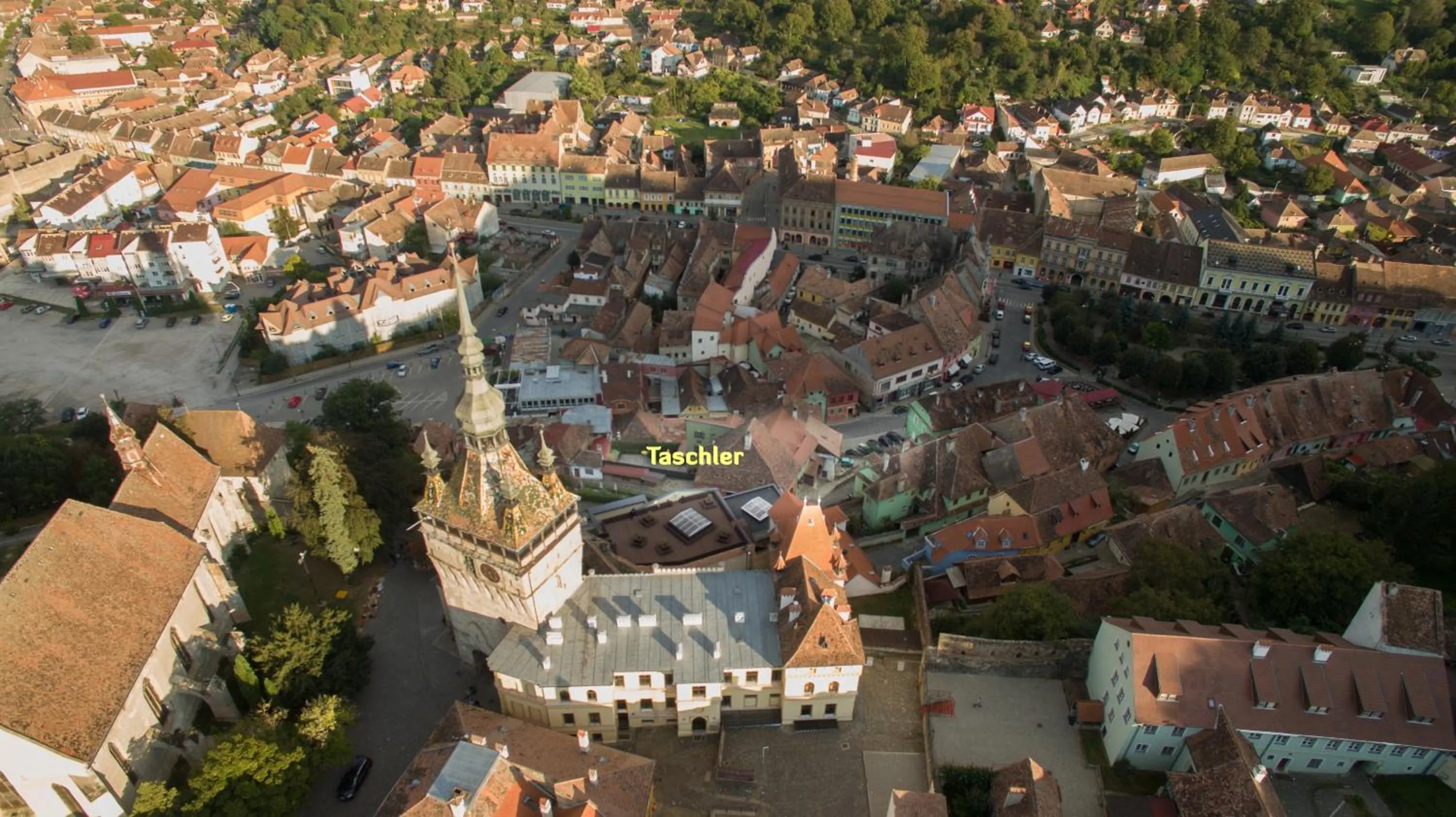 Bird's eye view in Taschler Haus