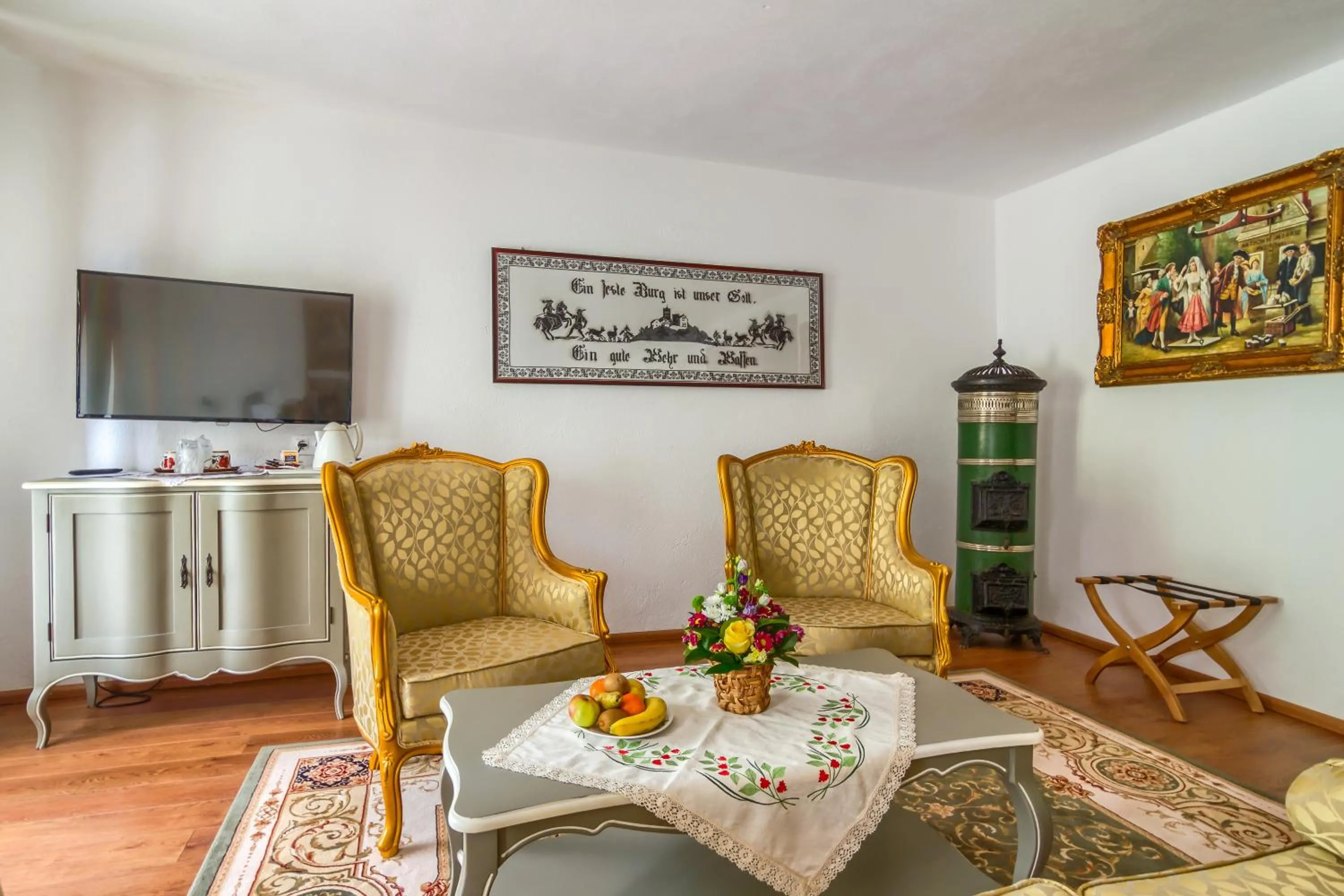 Seating area in Taschler Haus