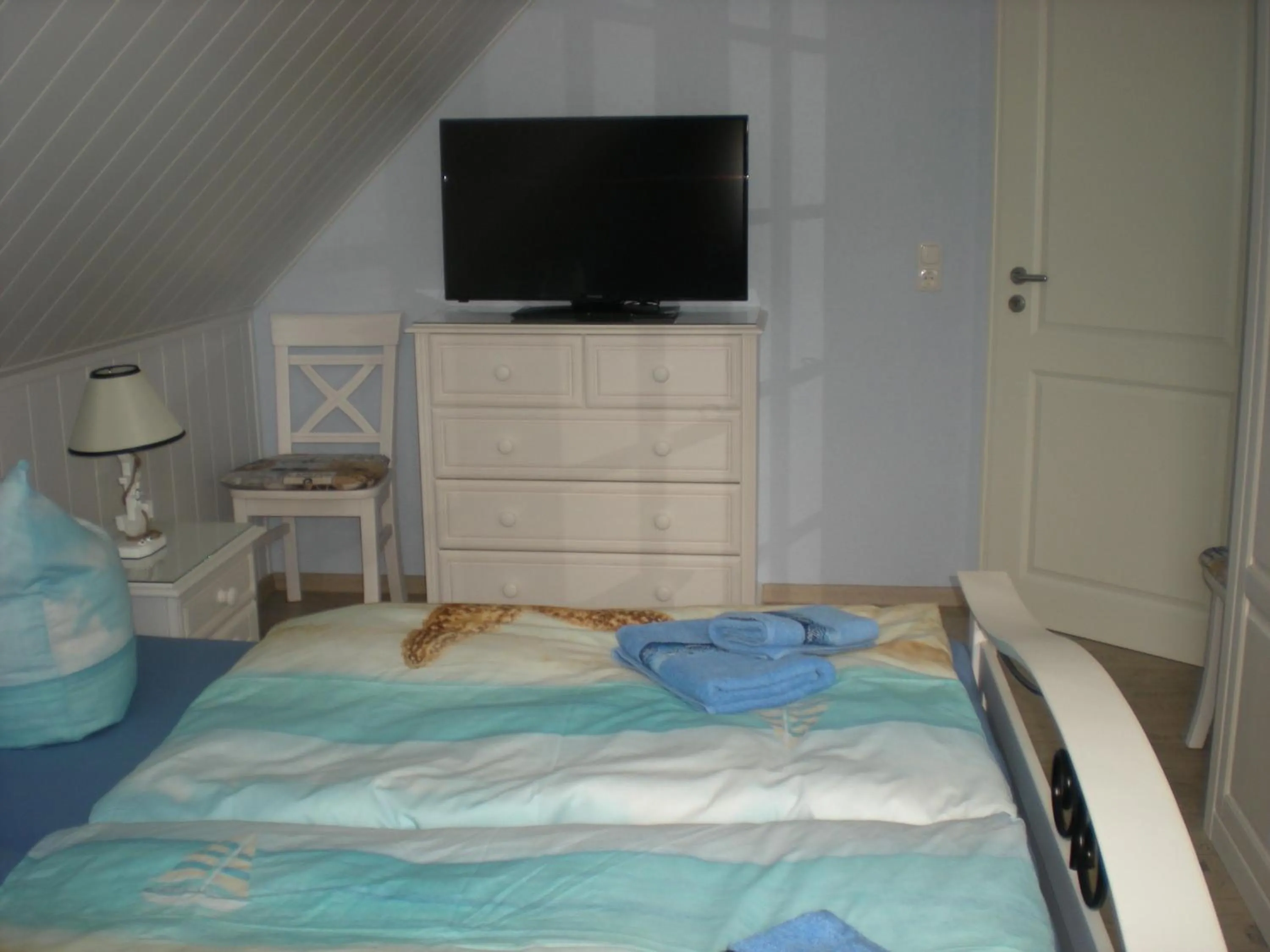 Photo of the whole room, Bed in Ferienhaus Arielle