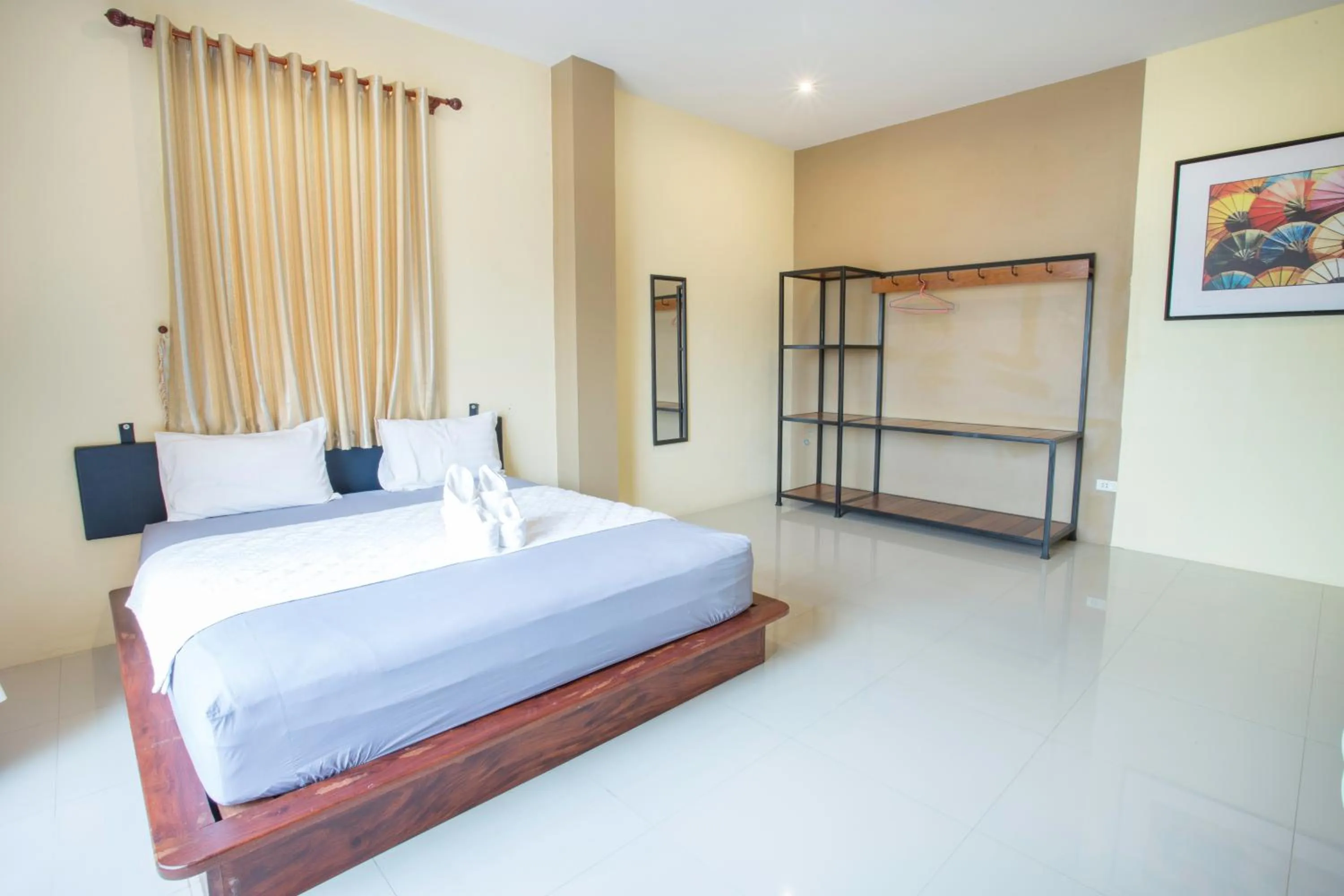 Photo of the whole room, Bed in Aura Residence