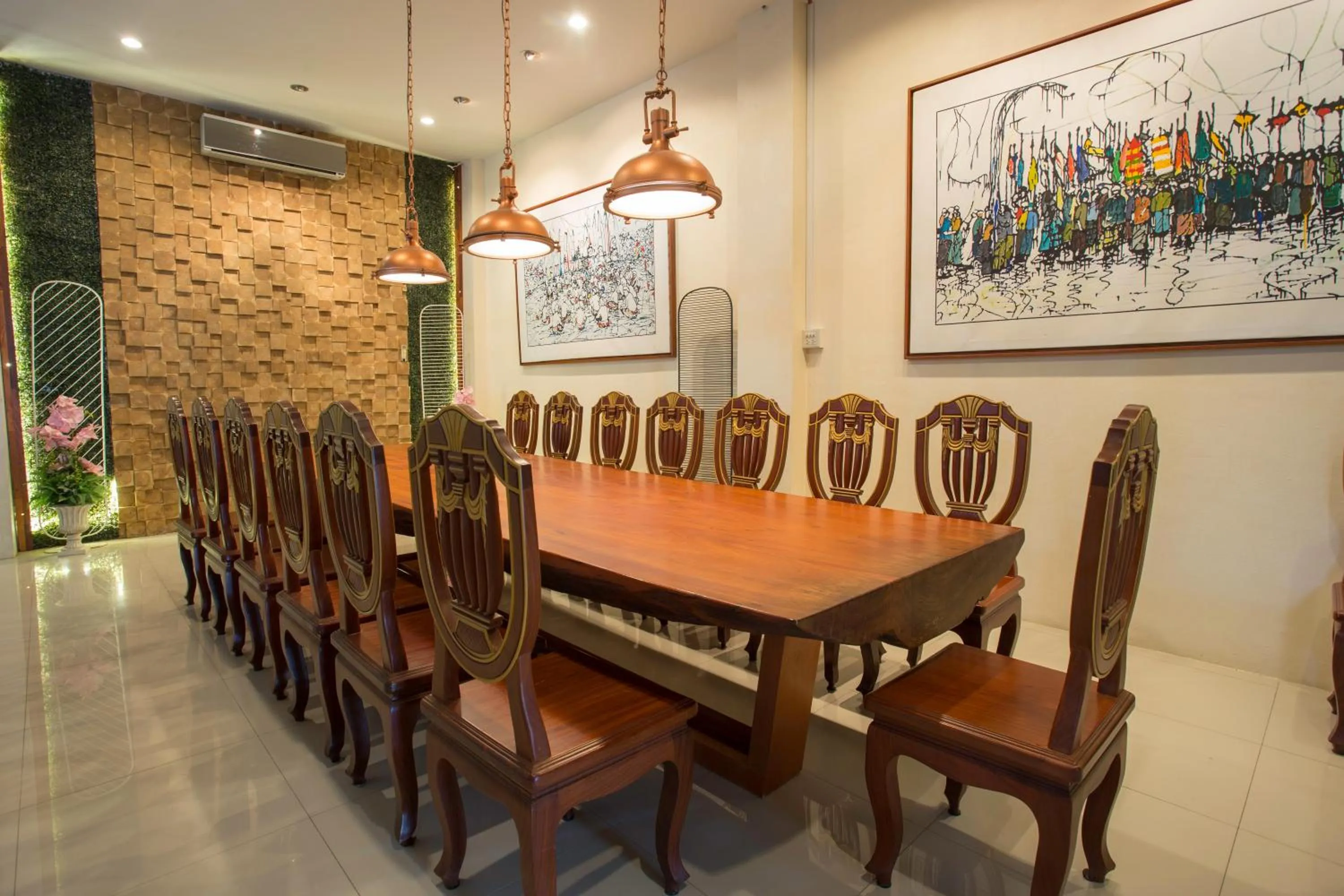 Dining area in Aura Residence