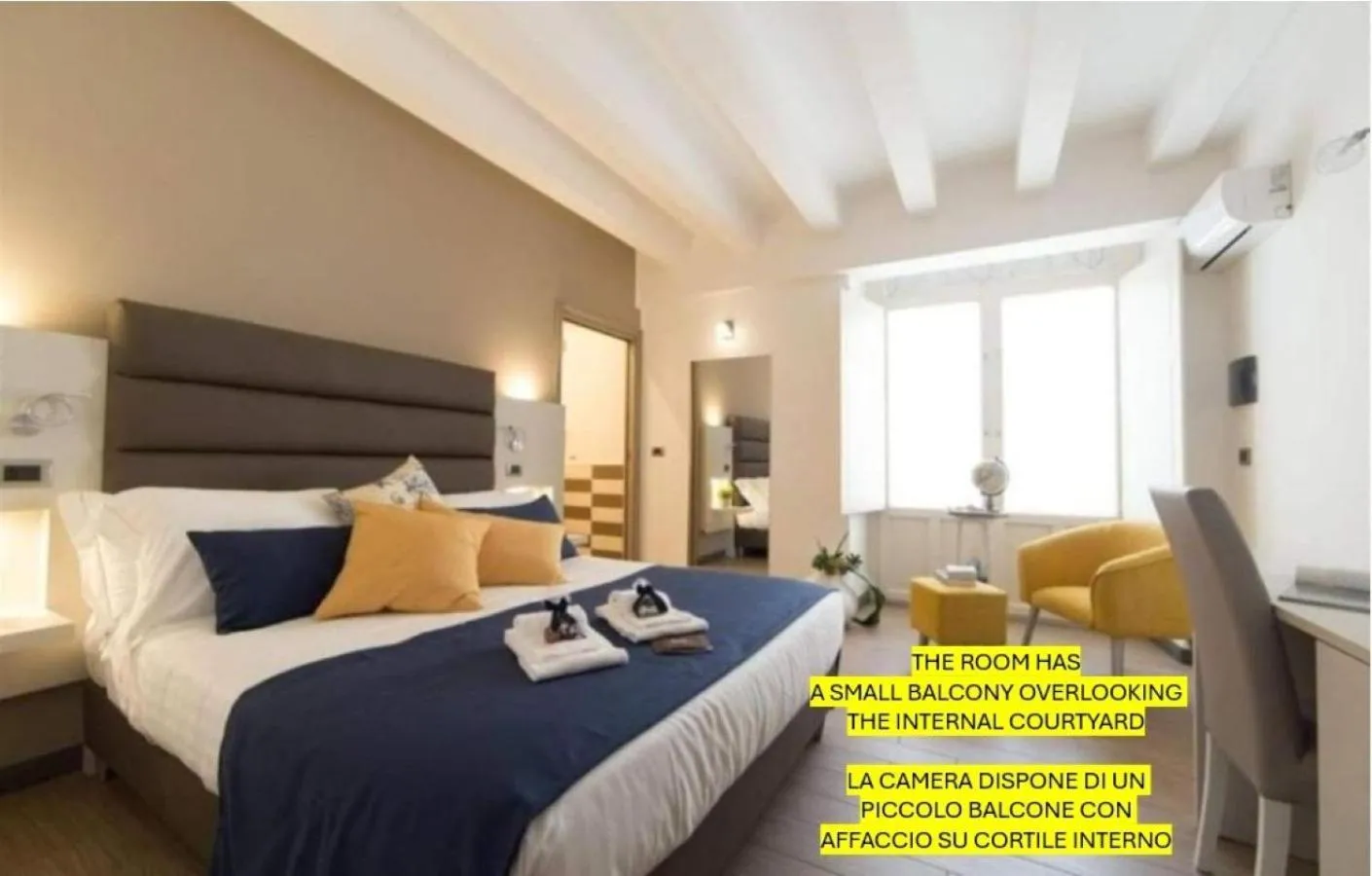 Photo of the whole room, Bed in Palazzo Sisto Exclusive Rooms