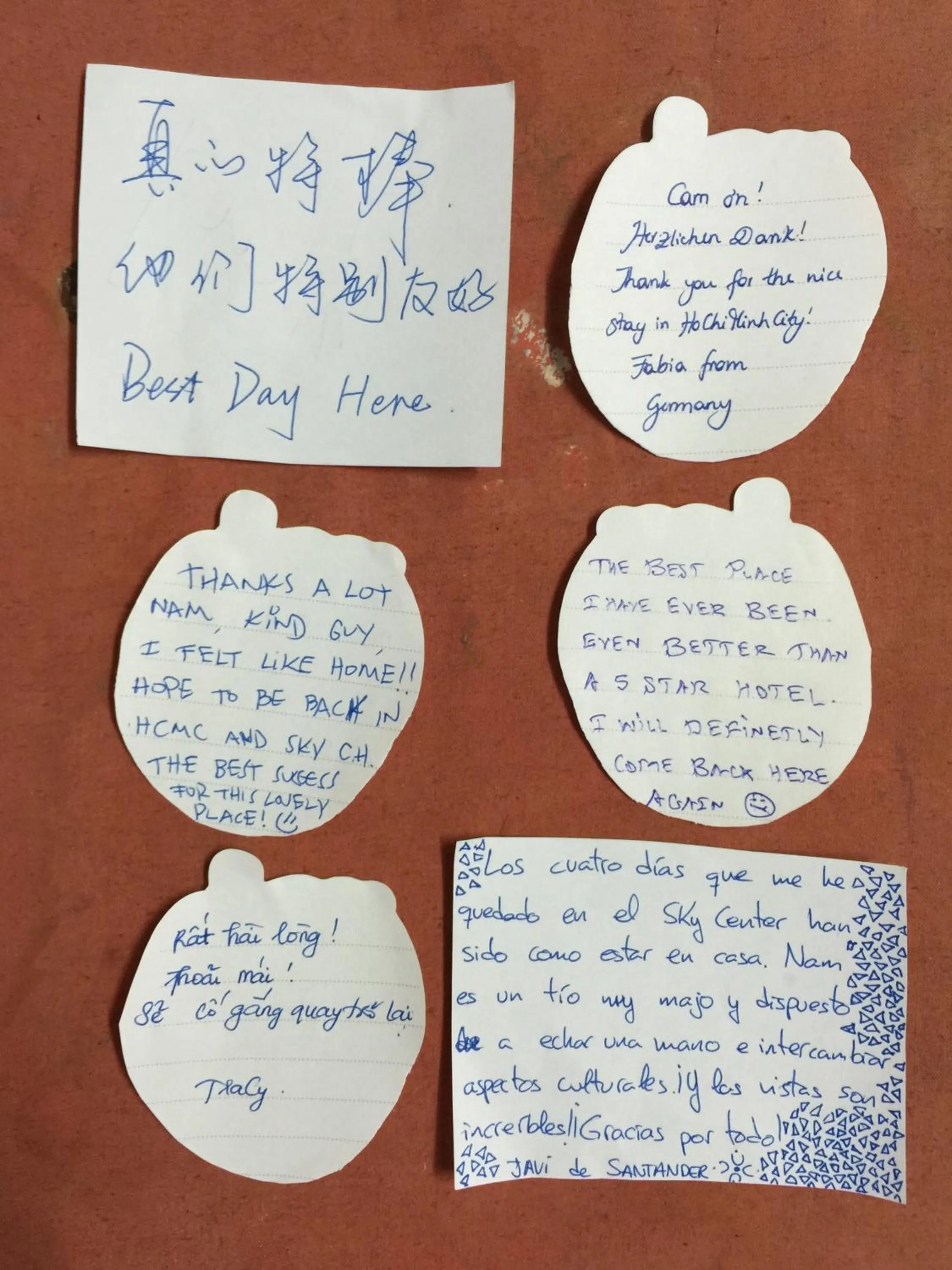 Certificate/Award in Sky Center Hostel