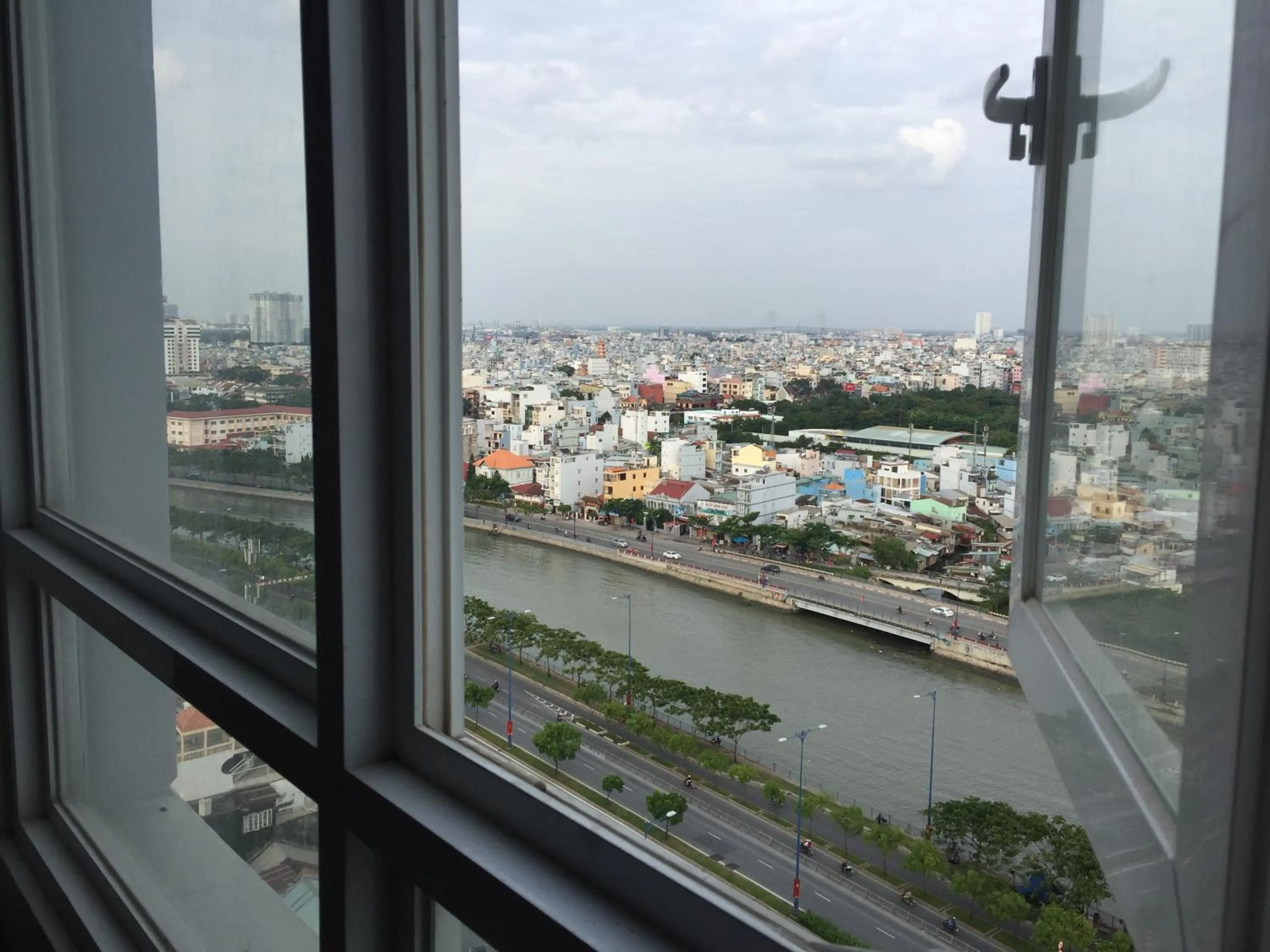 River view in Sky Center Hostel