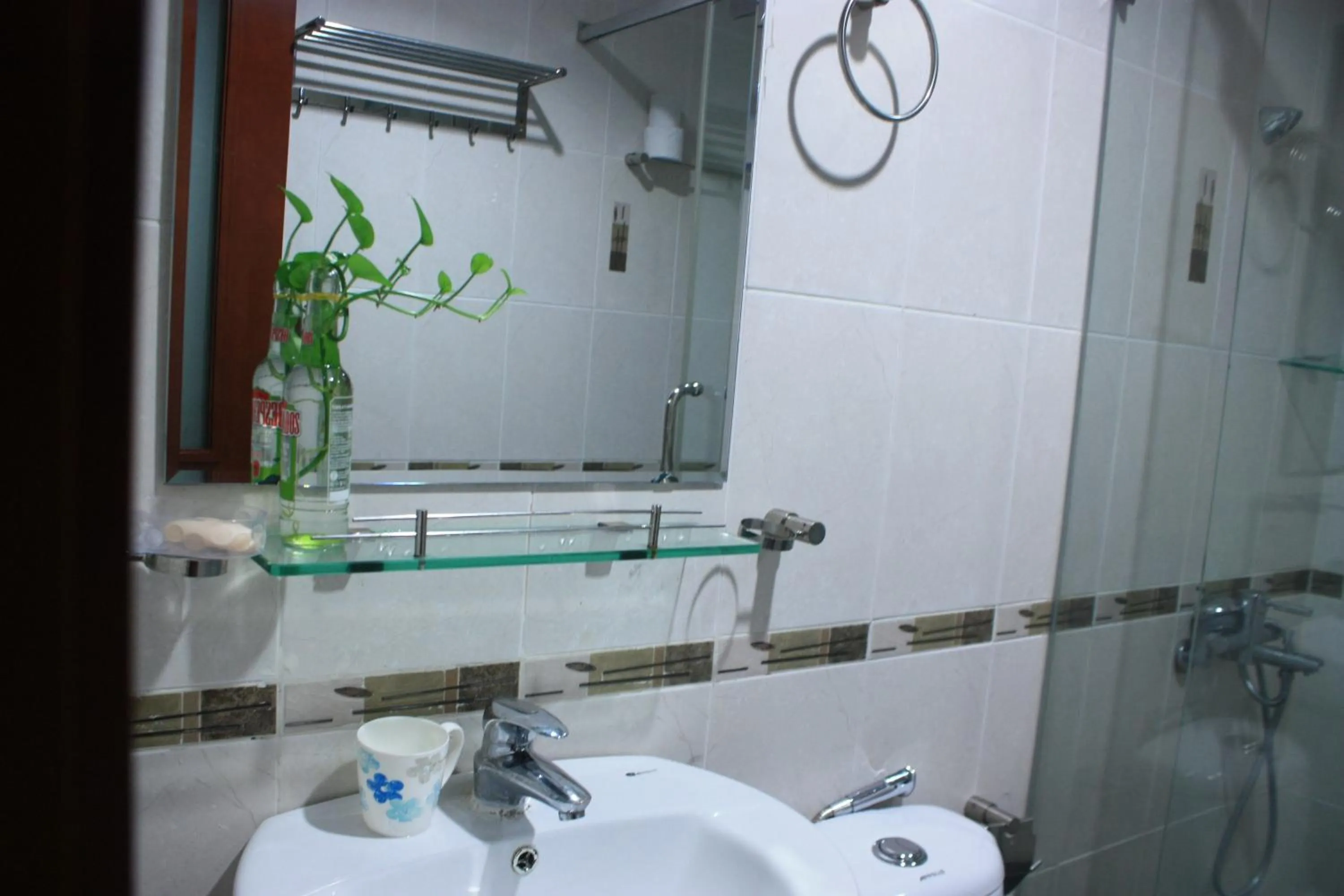 Shower in Sky Center Hostel