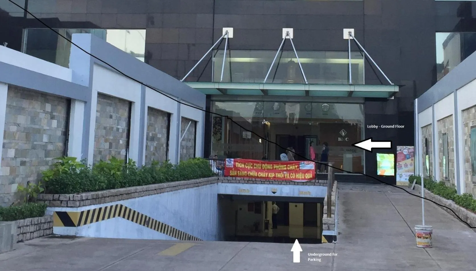 Property building in Sky Center Hostel