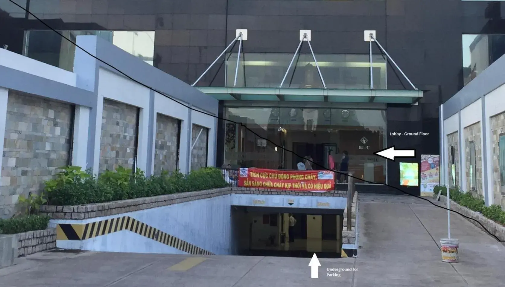 Property building in Sky Center Hostel Property building in Sky Center Hostel