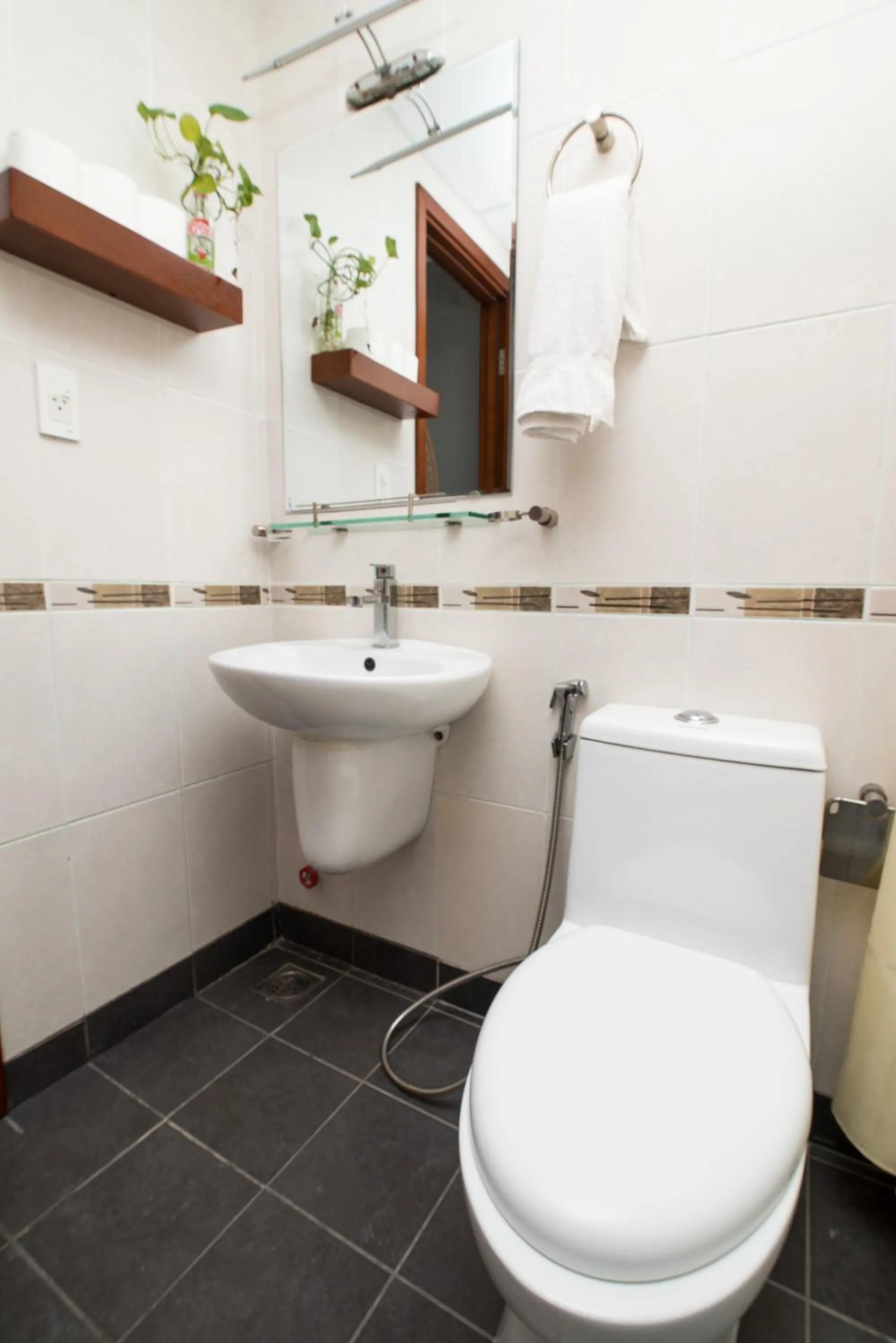 Toilet in Sky Center Hostel