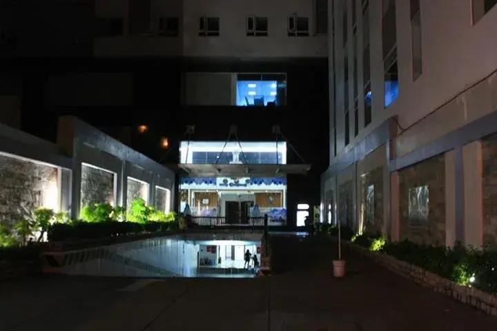 Property building in Sky Center Hostel Property building in Sky Center Hostel