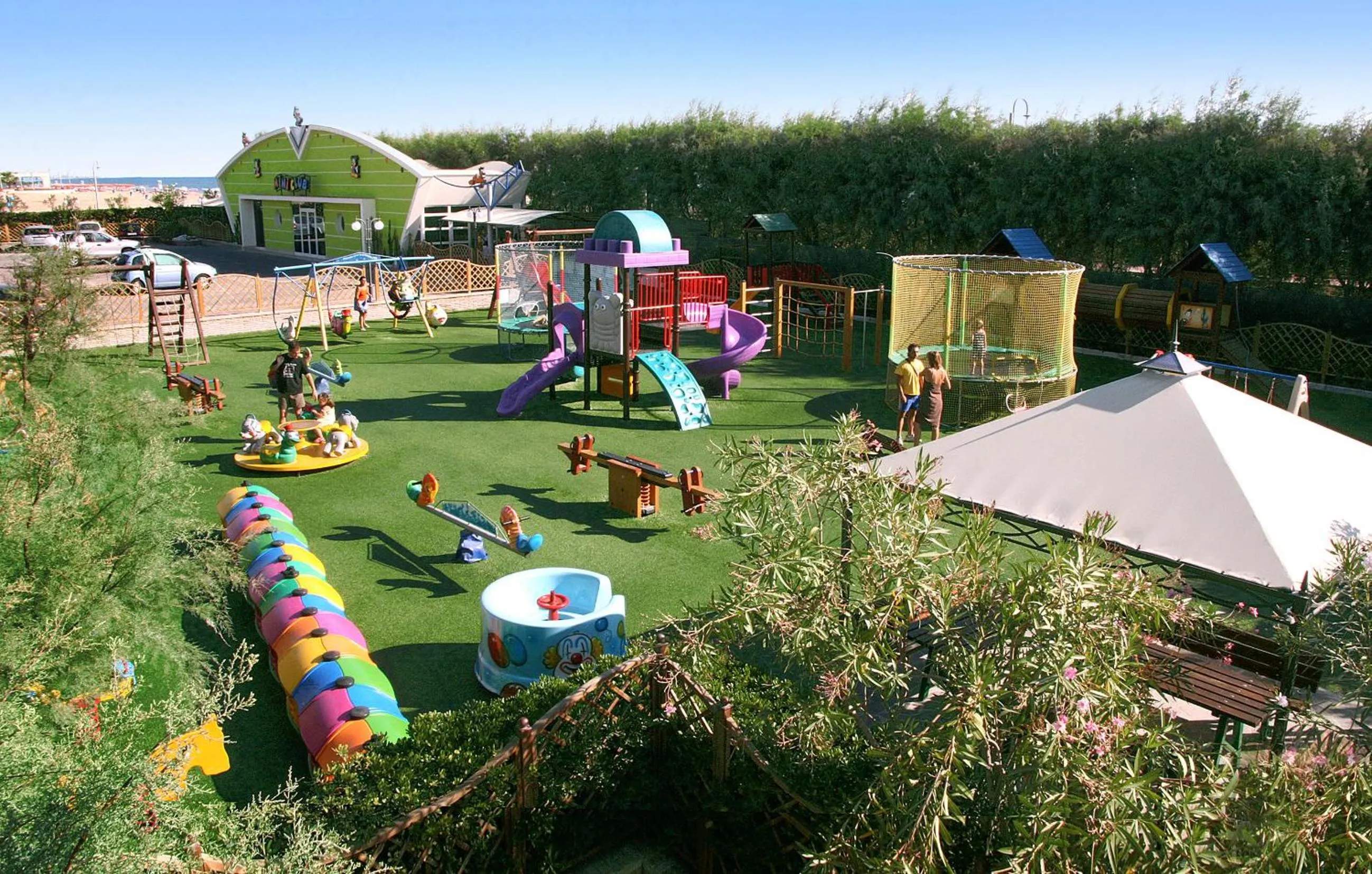Children play ground in Victoria Mobilehome Tortoreto Lido