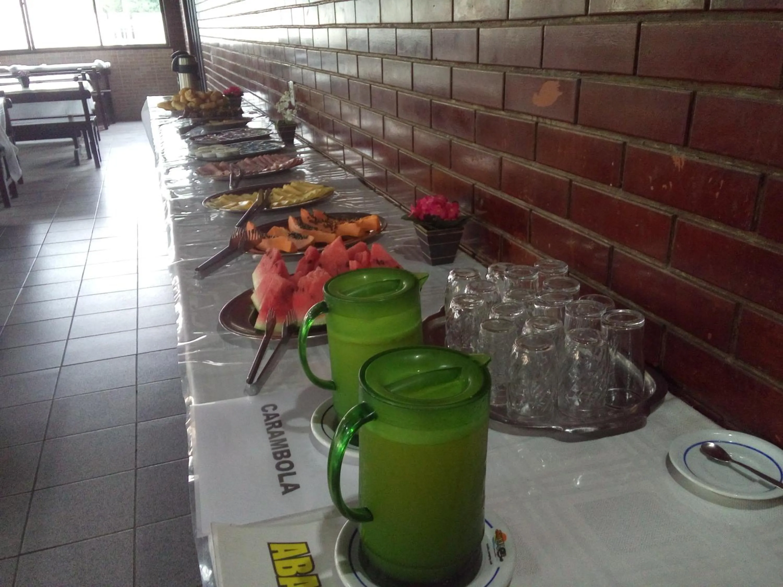 Food and drinks in Hotel Pousada Chalé do Coqueiral