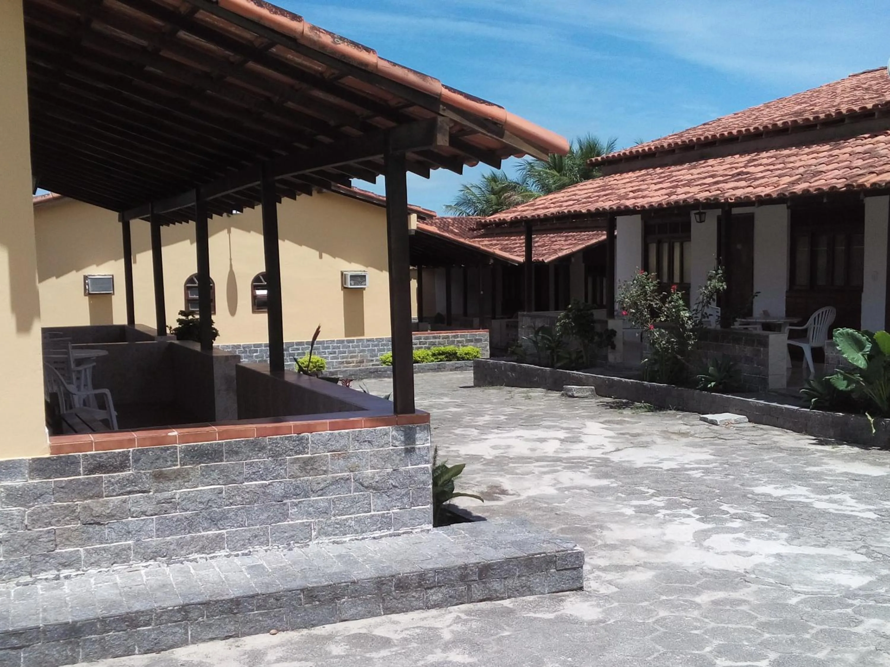 Seating area in Hotel Pousada Chalé do Coqueiral