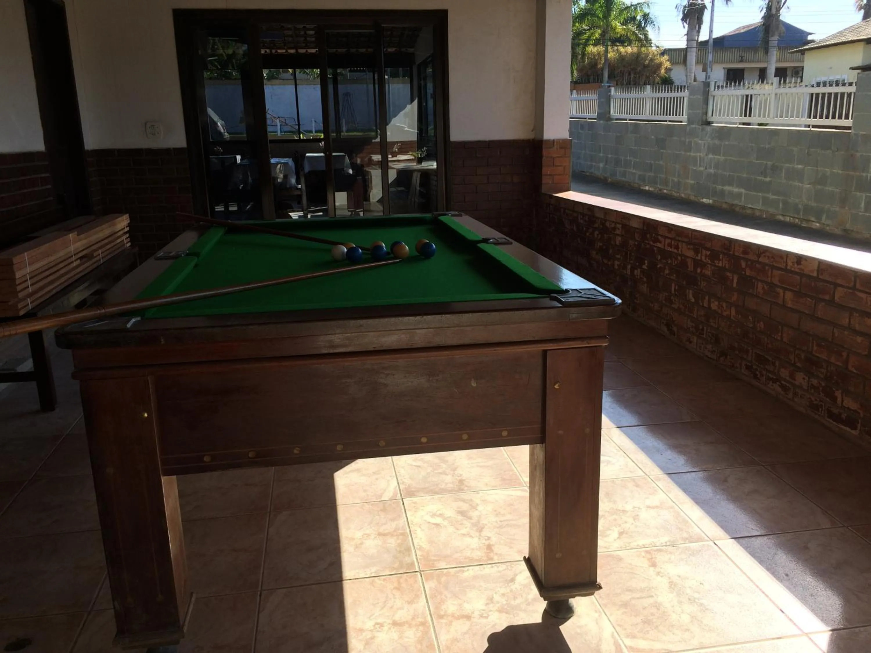 Billiard in Hotel Pousada Chalé do Coqueiral