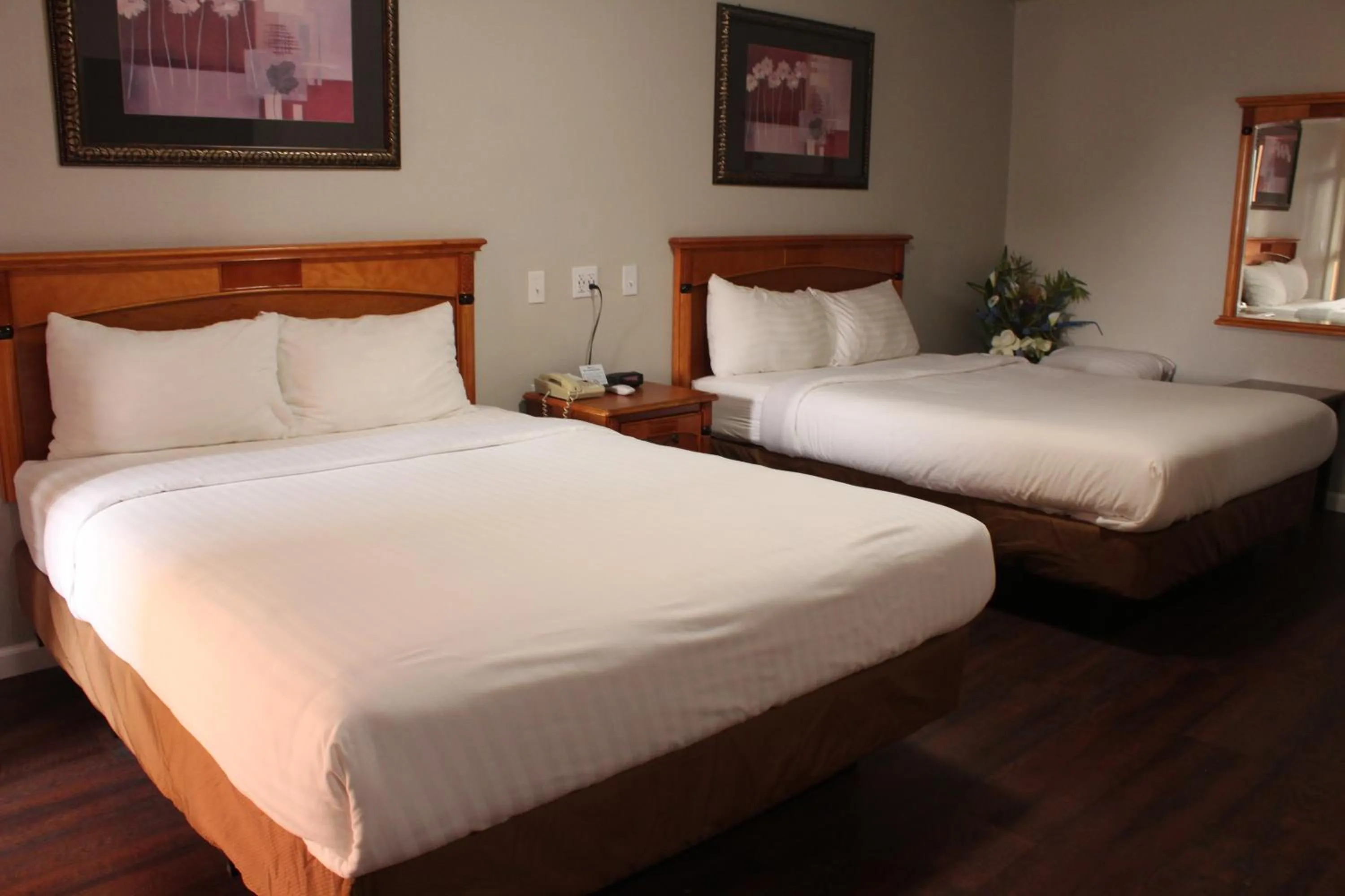 Bed in Thunderbird Motel Las Vegas/ New Mexico