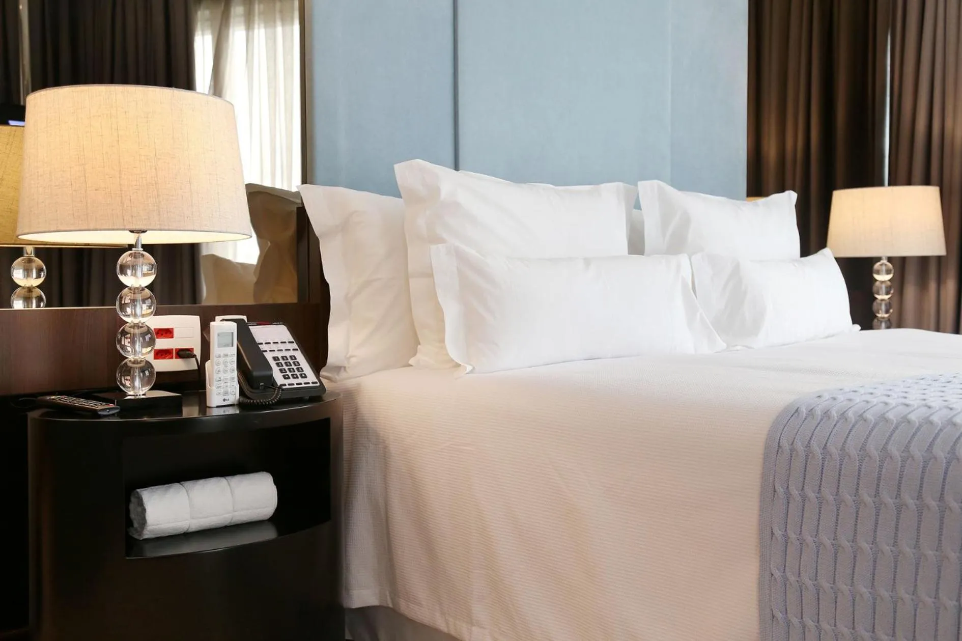 Bed in Hotel Cadoro São Paulo