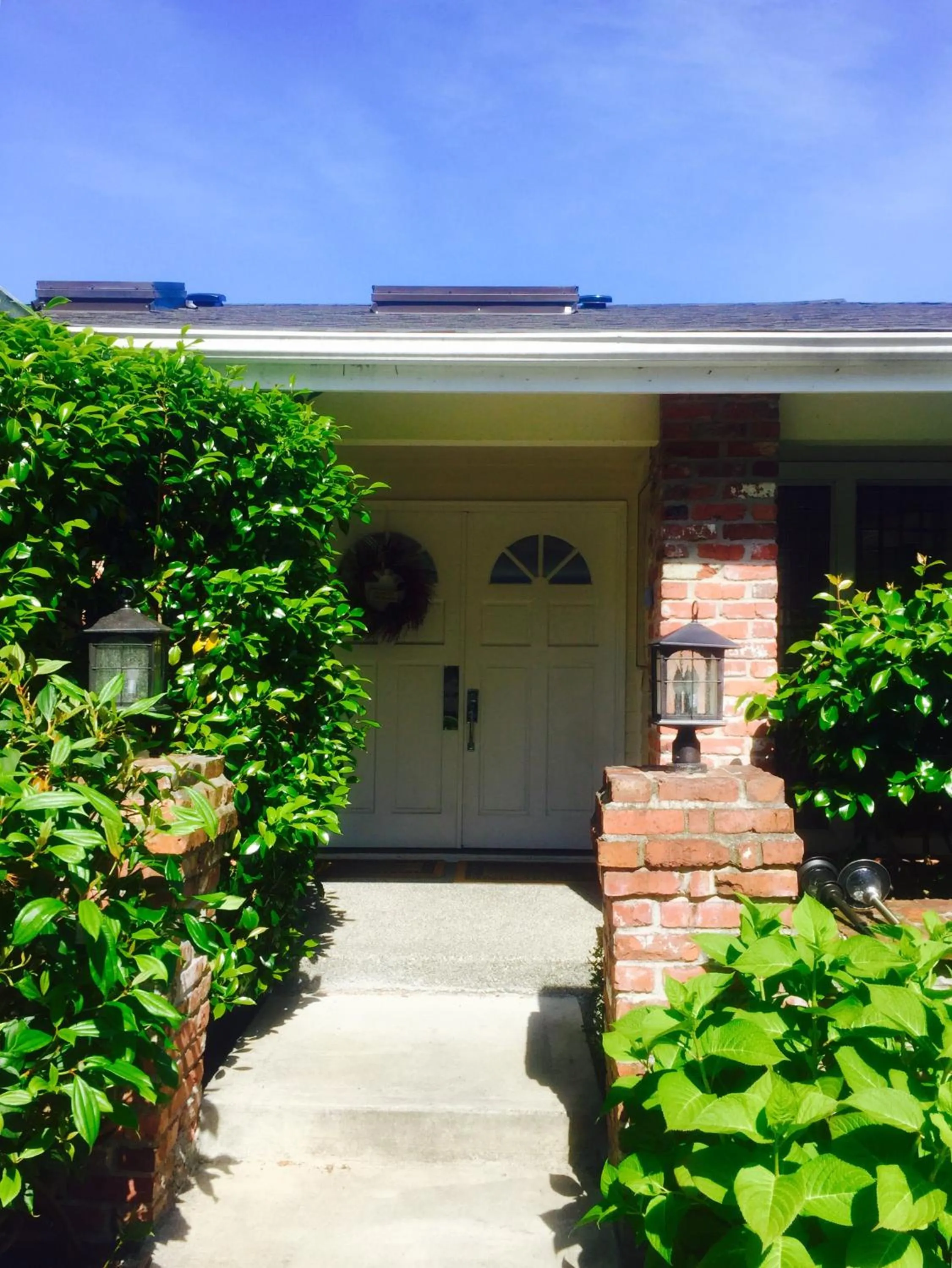 Facade/entrance in Villa Rivarola
