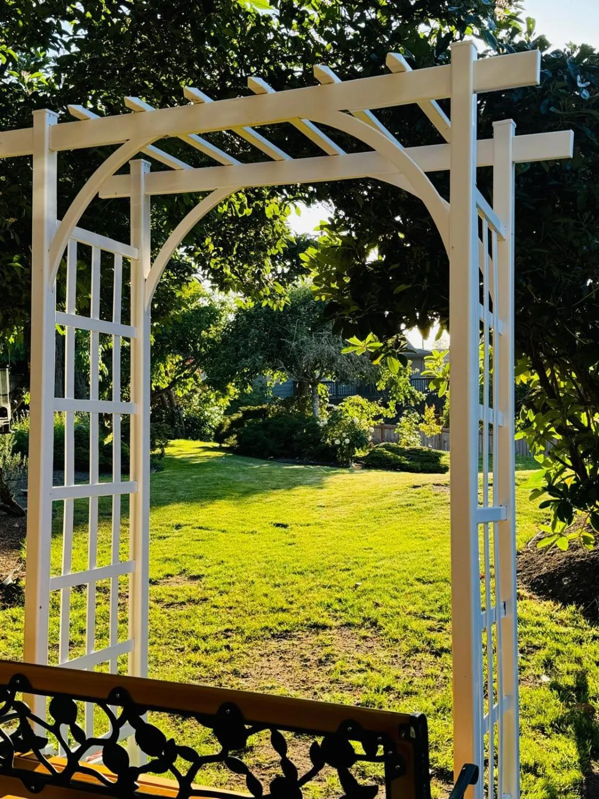 Garden view in Villa Rivarola