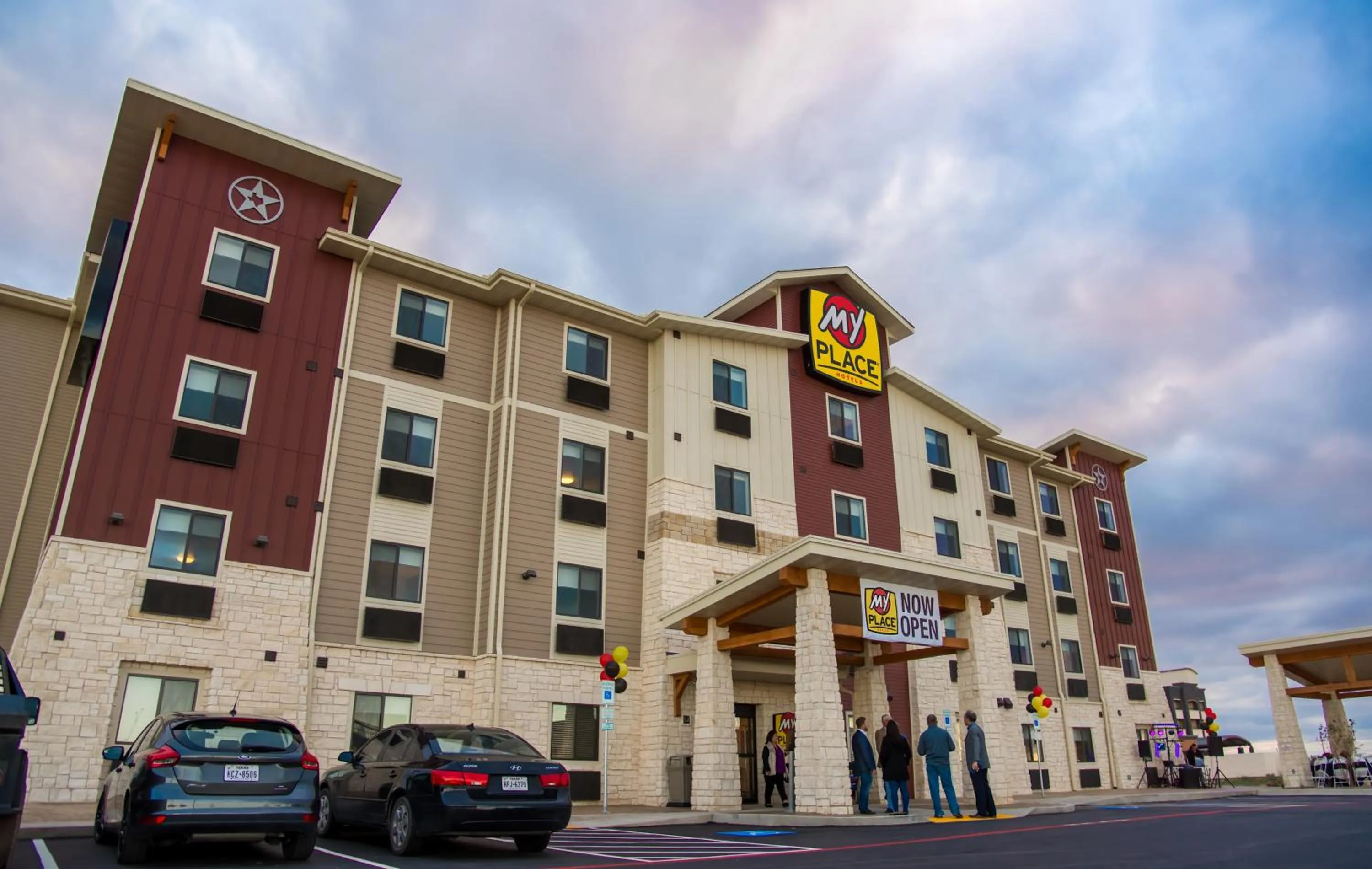 Property building in My Place Hotel-Lubbock, TX
