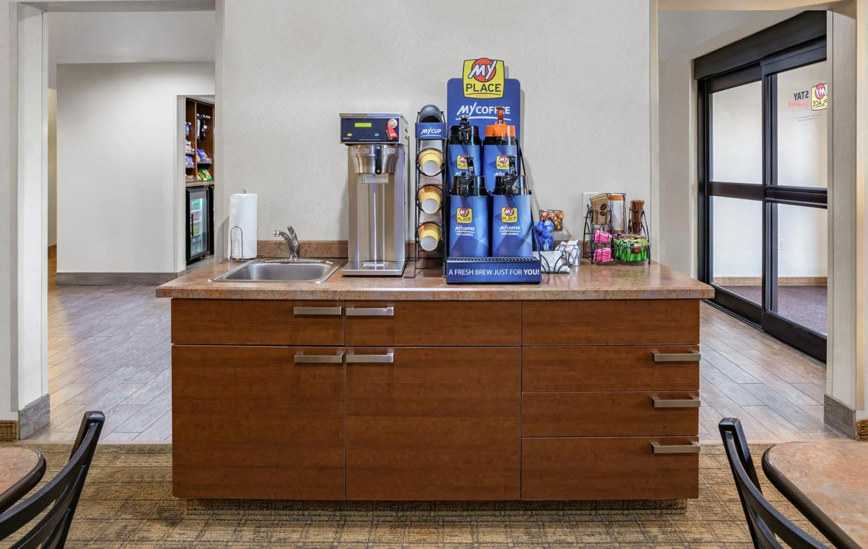 Coffee/tea facilities in My Place Hotel-Lubbock, TX