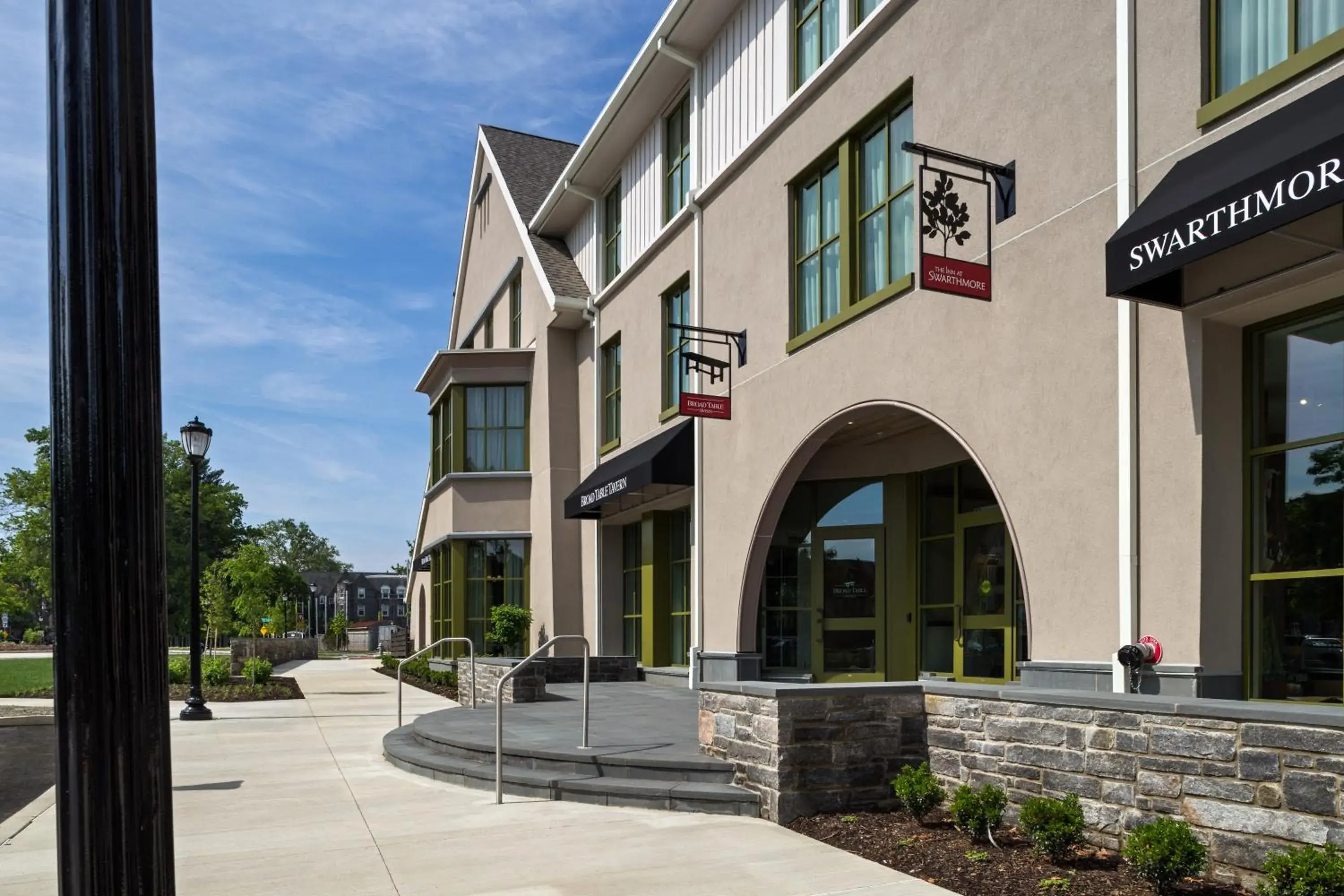Facade/entrance in The Inn At Swarthmore Facade/entrance in The Inn At Swarthmore
