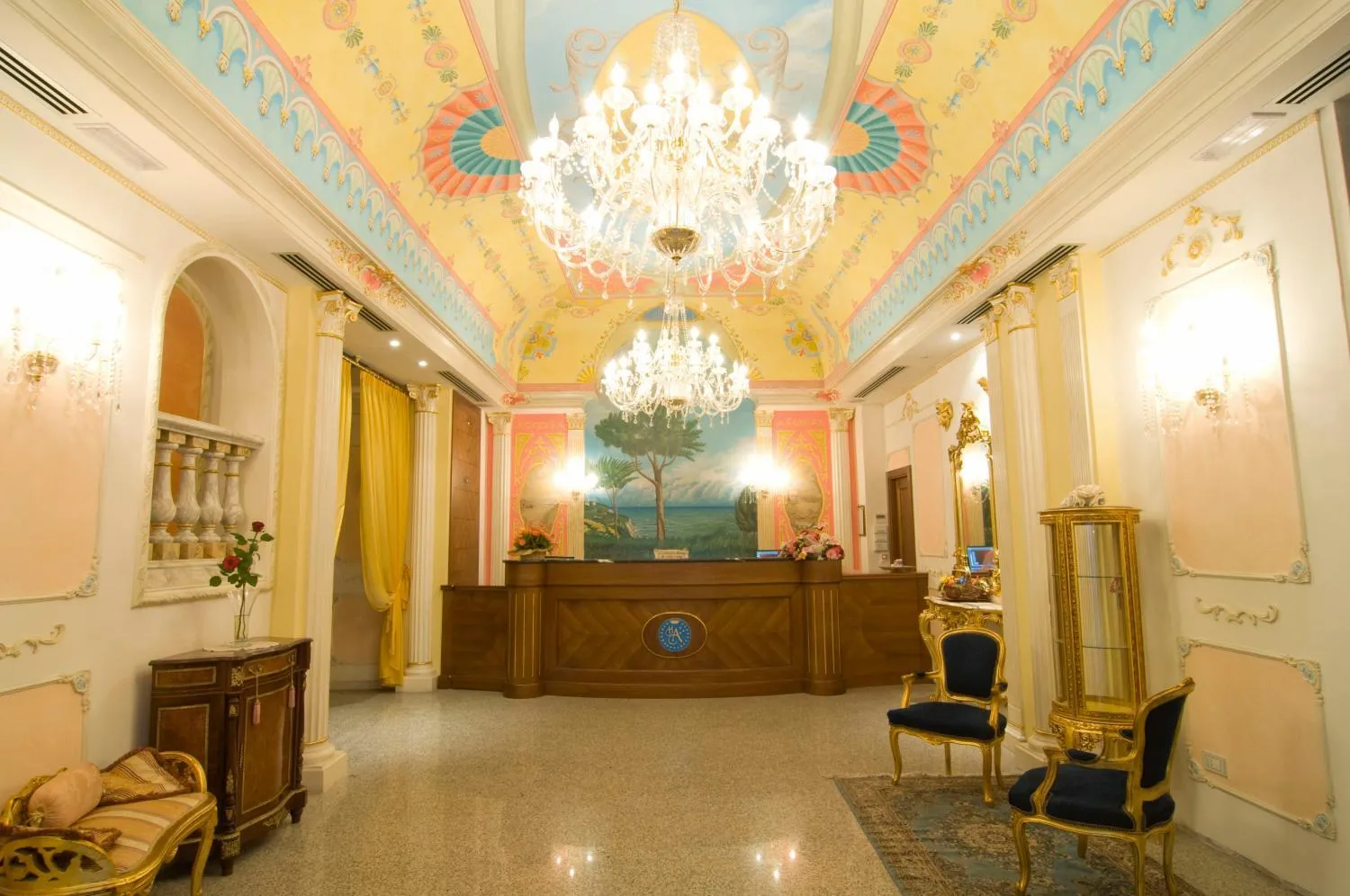 Lobby or reception in Hotel Alba