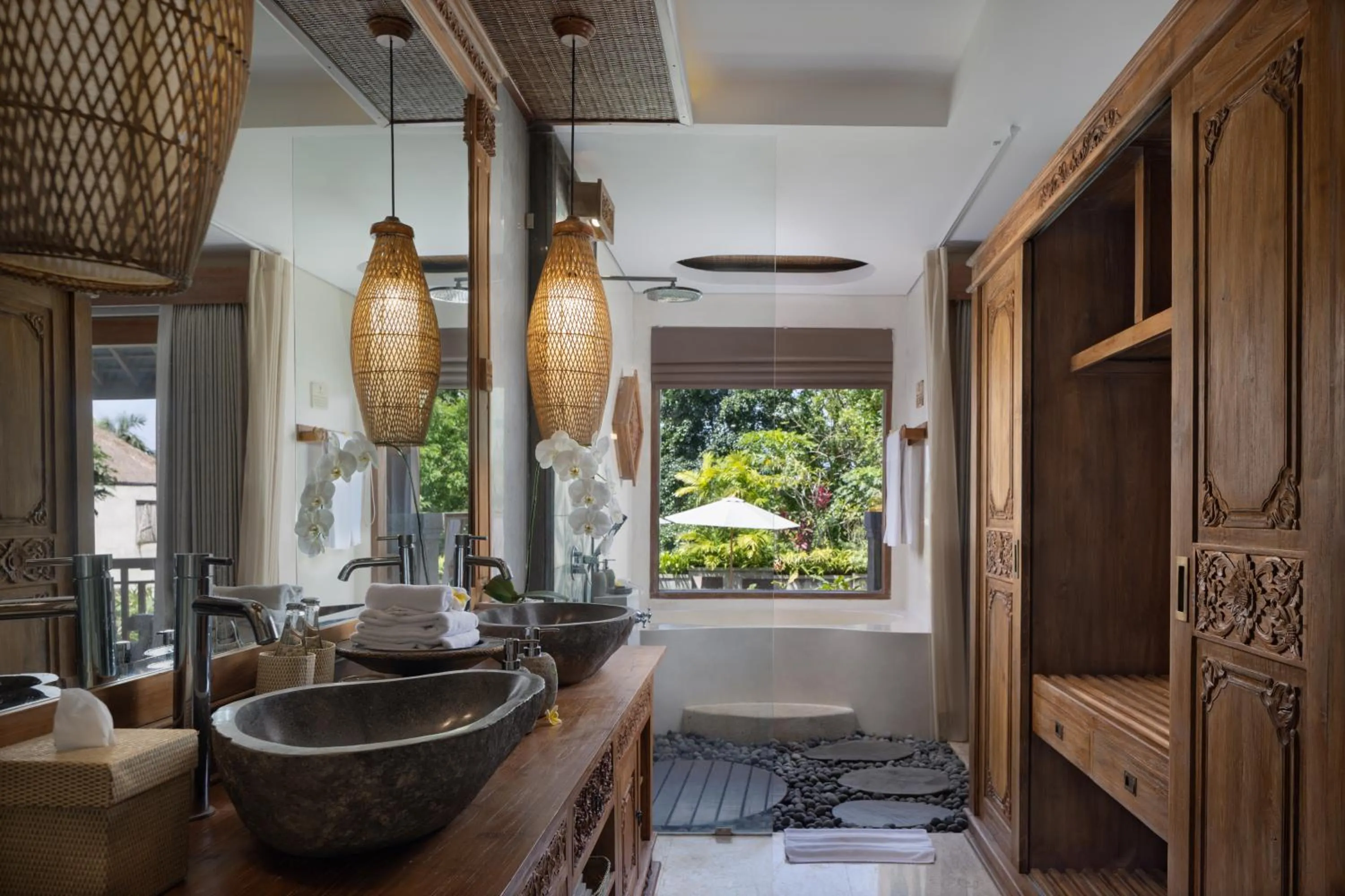 Bathroom in The Alena Resort a Pramana Experience