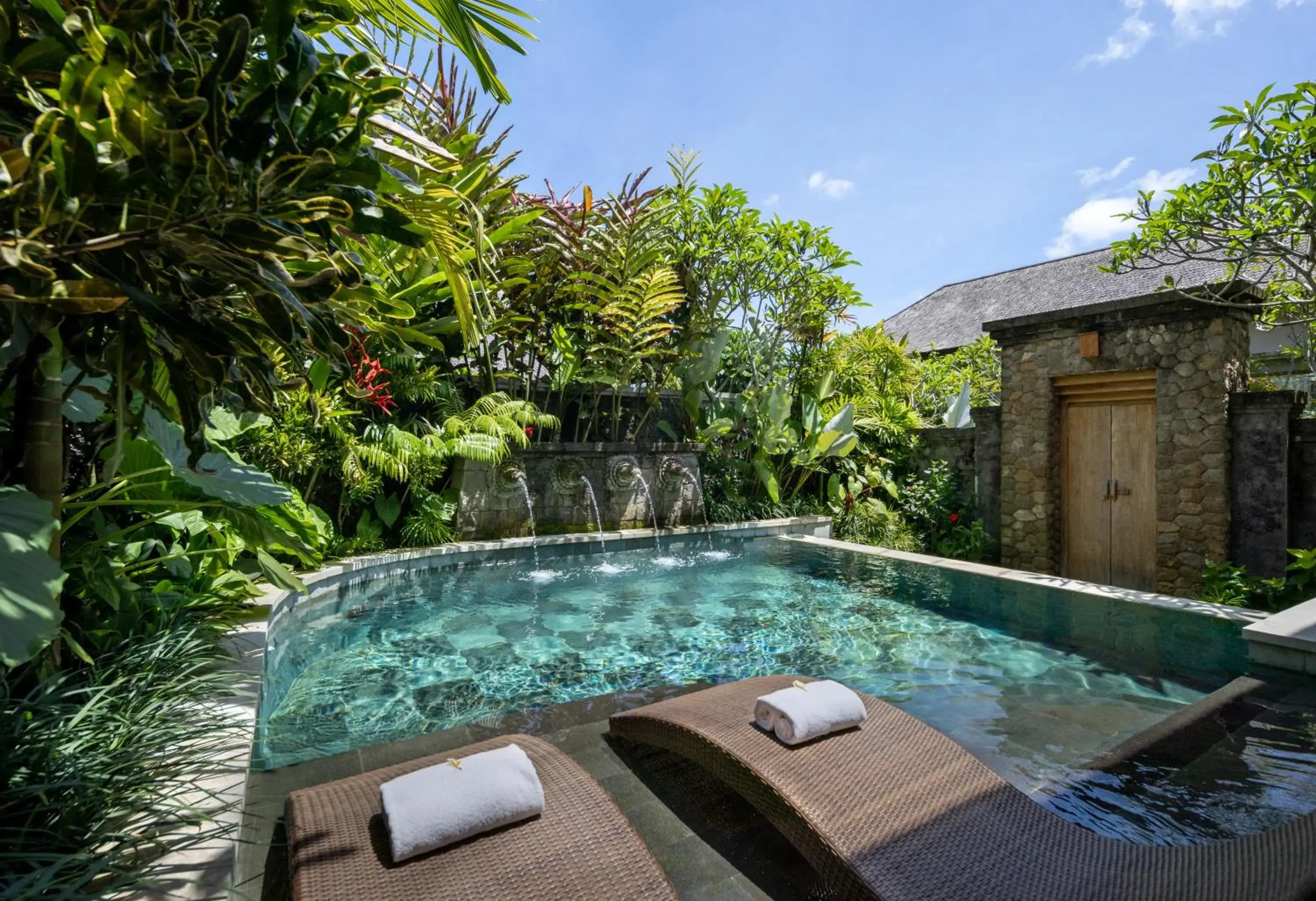 Pool view in The Alena Resort a Pramana Experience Pool view in The Alena Resort a Pramana Experience