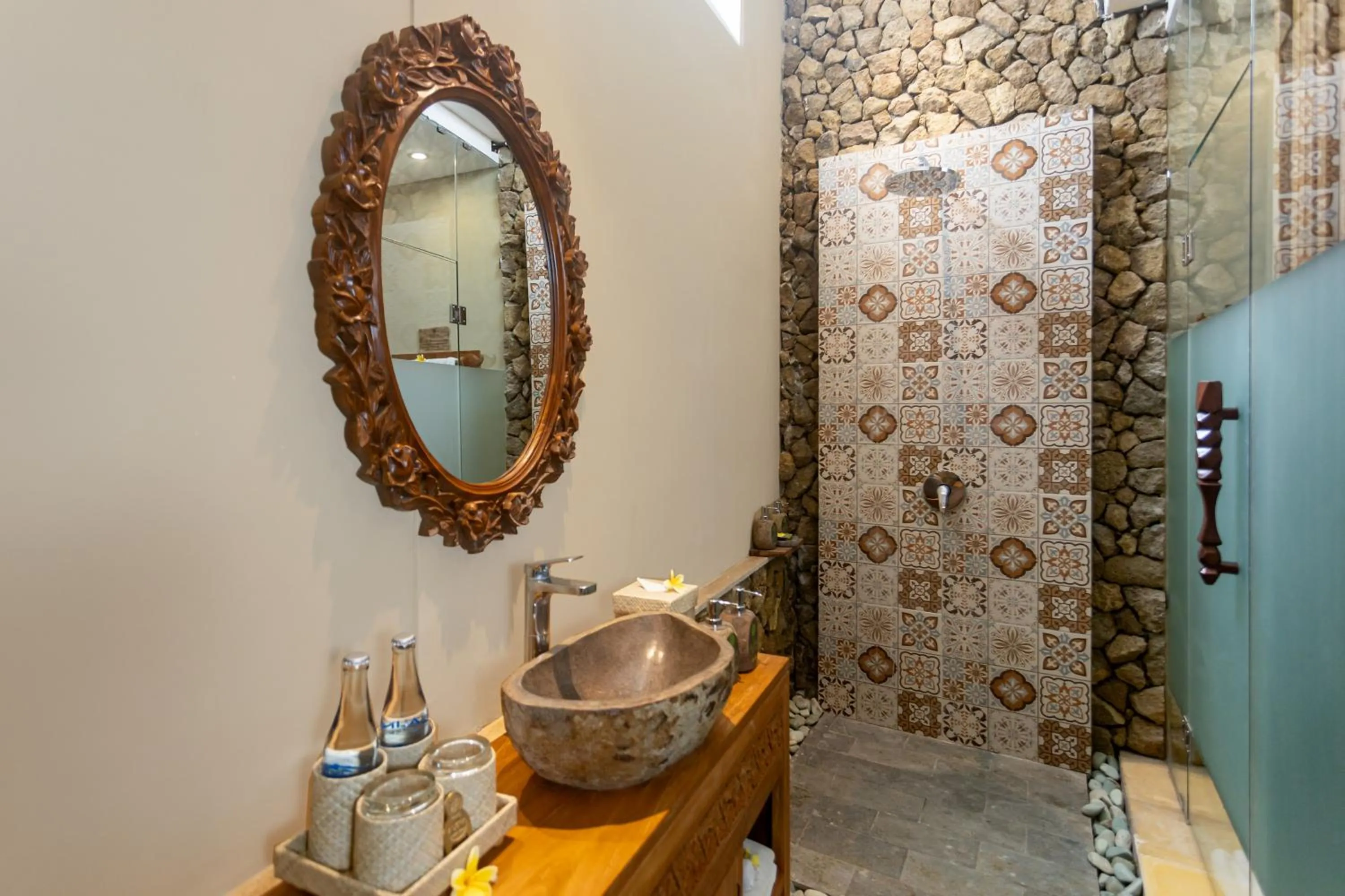 Bathroom in The Alena Resort a Pramana Experience