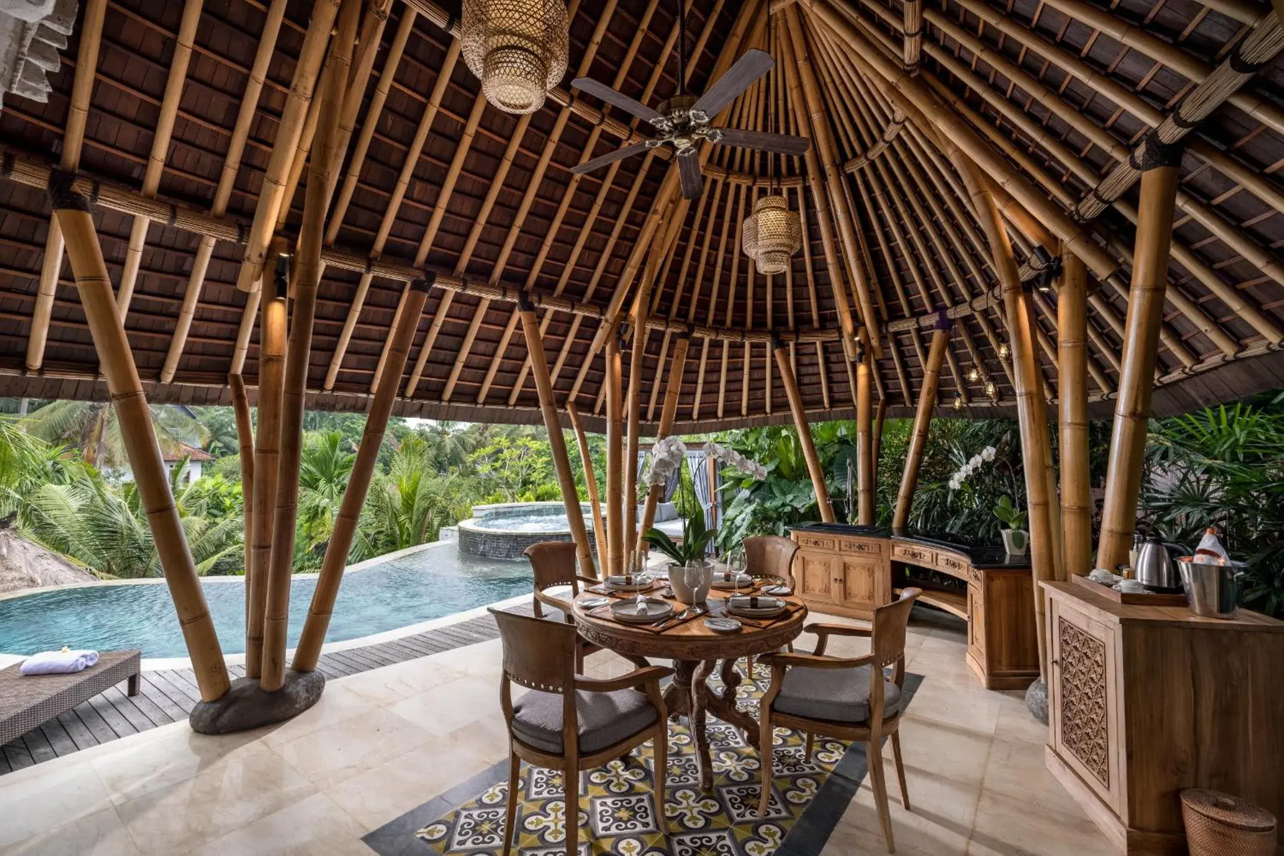 Pool view in The Alena Resort a Pramana Experience Pool view in The Alena Resort a Pramana Experience