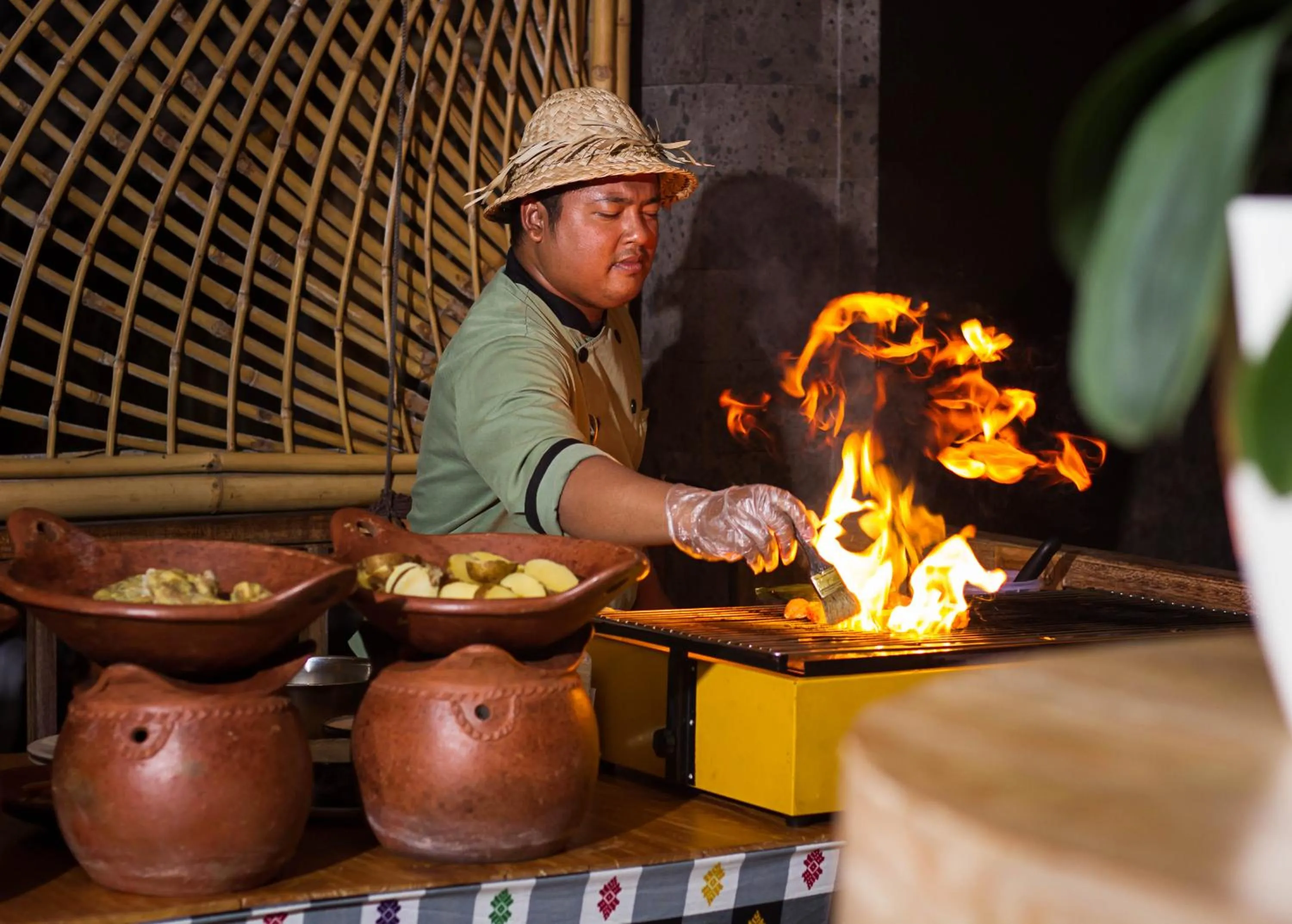 BBQ facilities in The Alena Resort a Pramana Experience