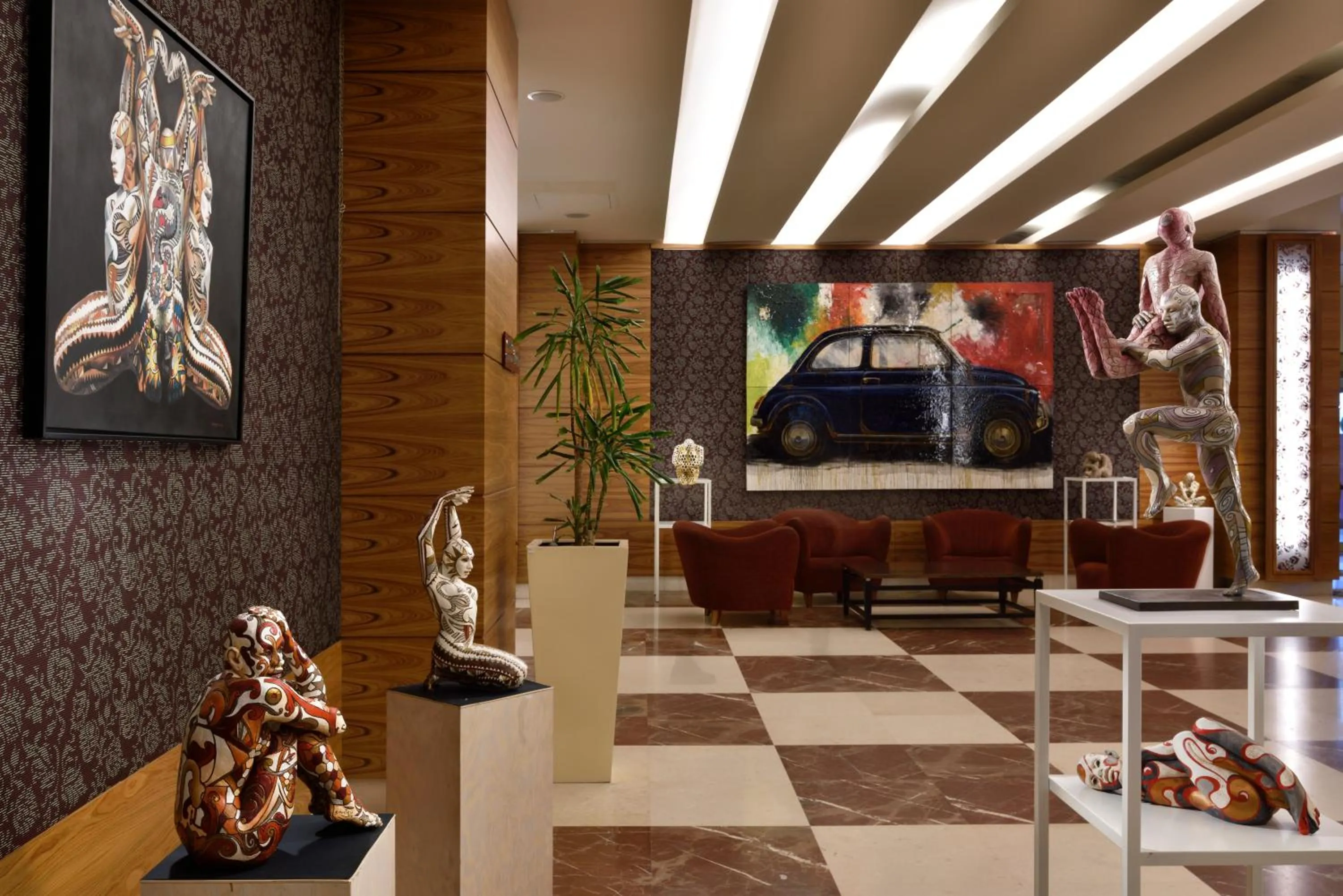 Lobby or reception in UNA Hotels Expo Fiera Milano