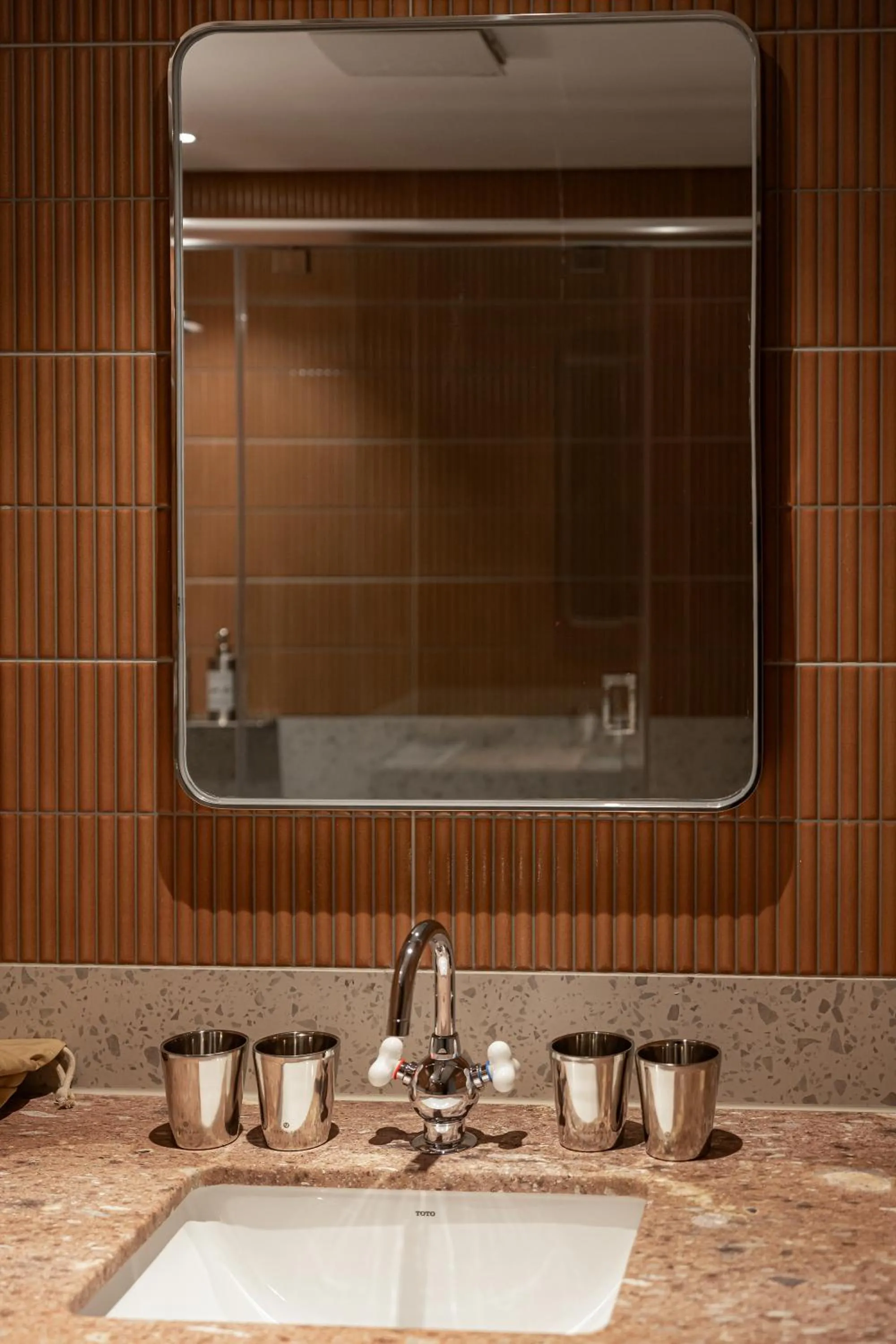 Bathroom in PAPO'A Labs