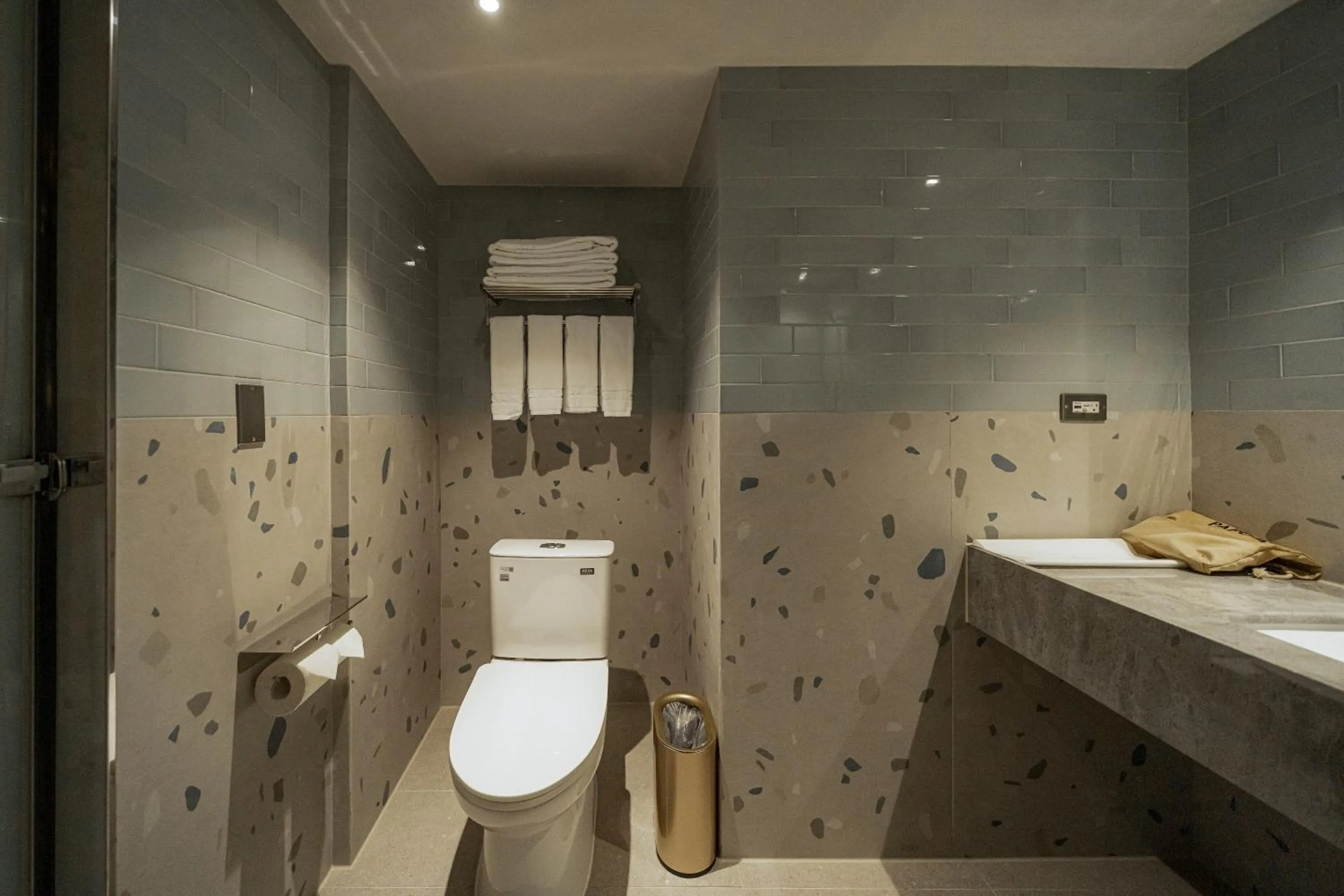 Toilet in PAPO'A Labs