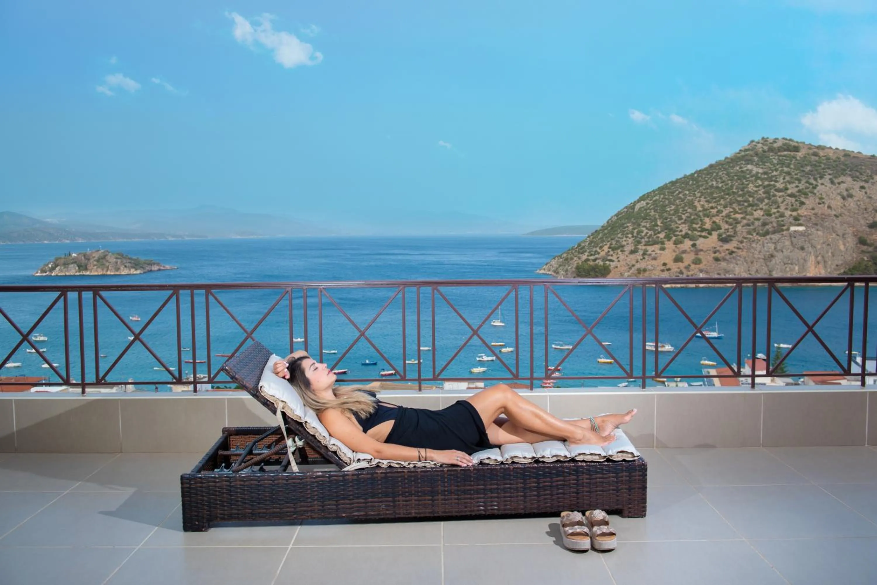 Balcony/Terrace in King Minos Hotel