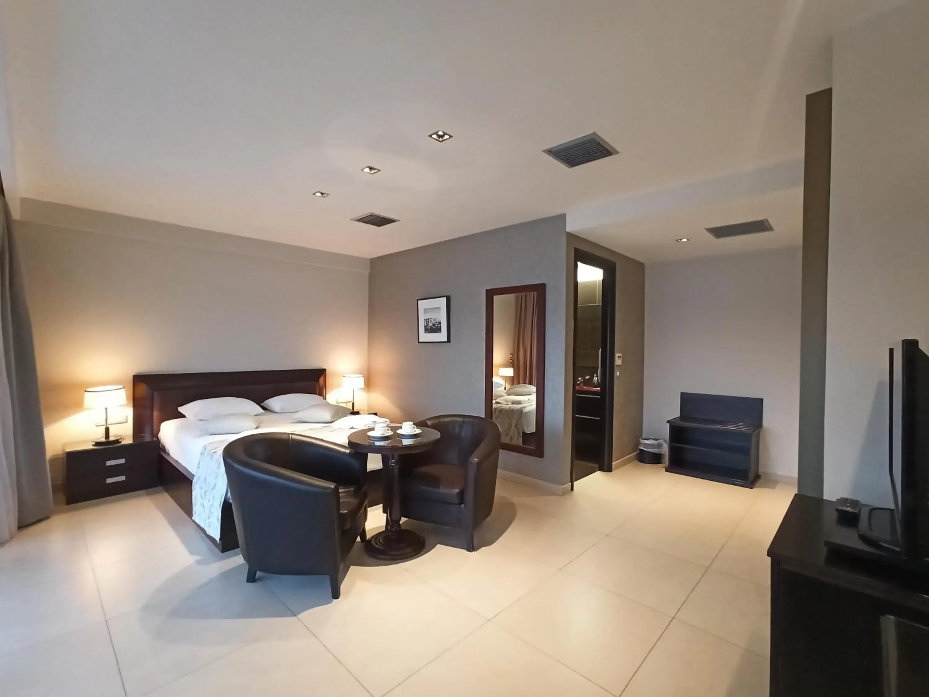 Bedroom, Bed in King Minos Hotel Bedroom, Bed in King Minos Hotel