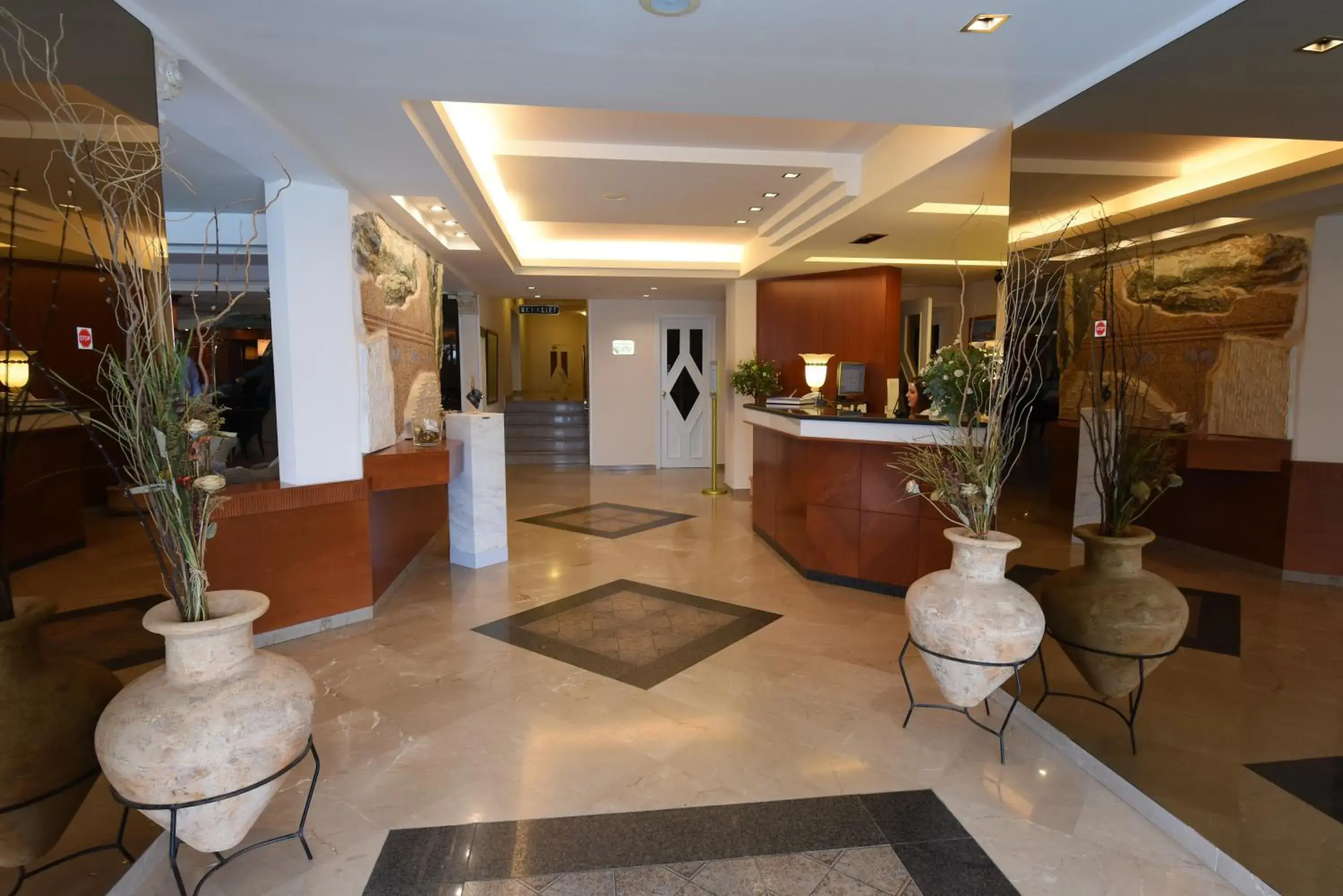 Lobby or reception in King Minos Hotel Lobby or reception in King Minos Hotel