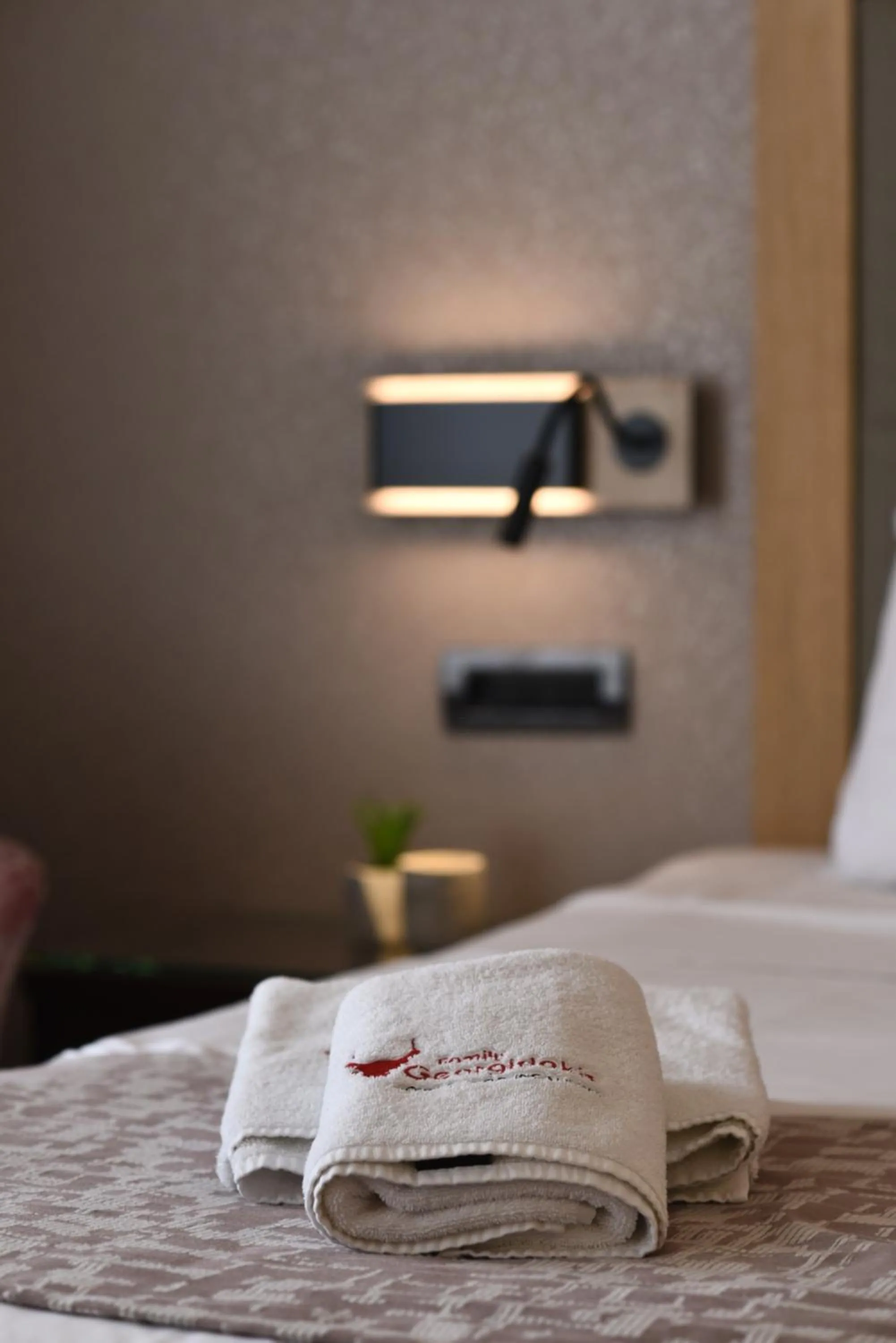 Bedroom, Bed in King Minos Hotel