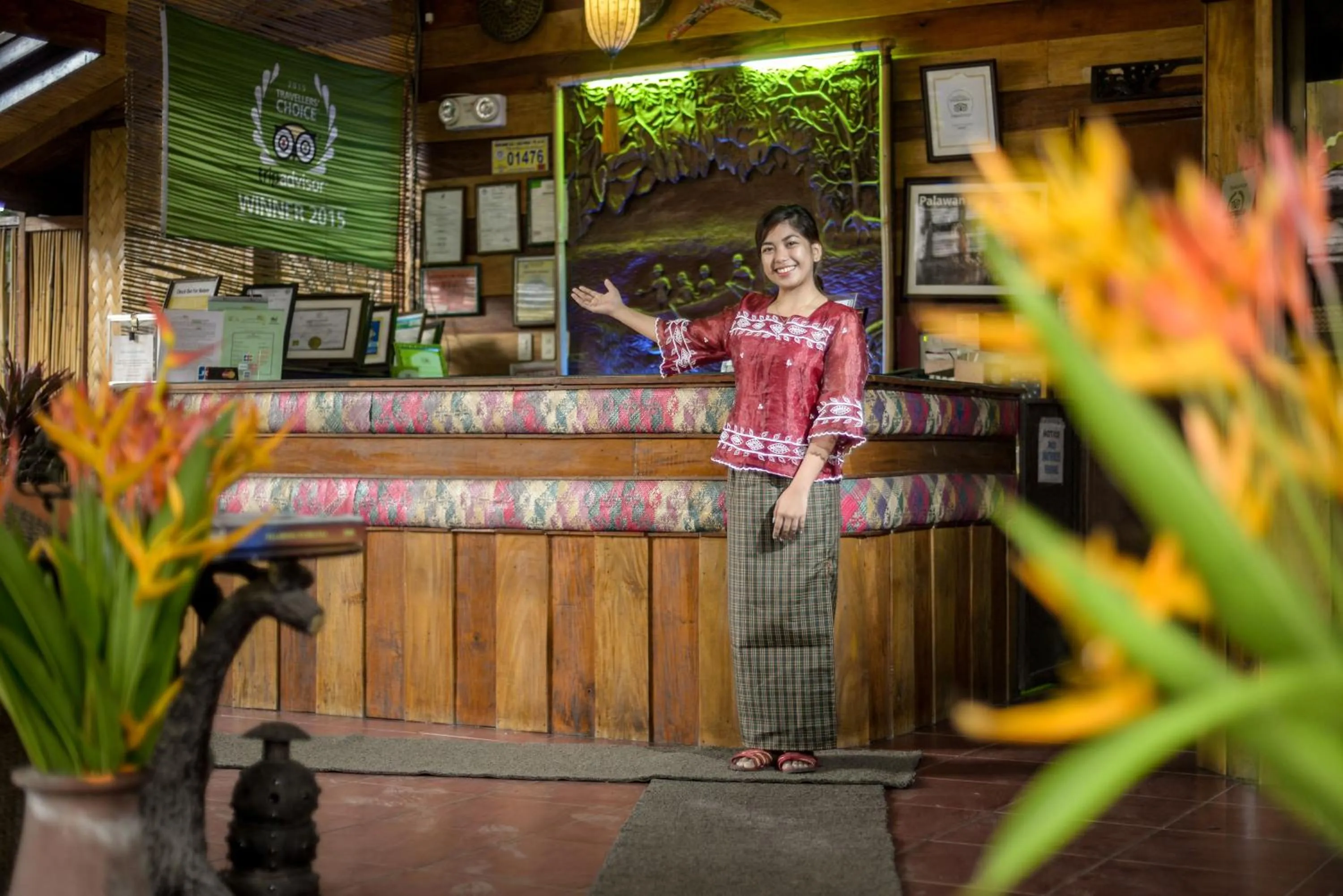 Lobby or reception in Puerto Pension Inn