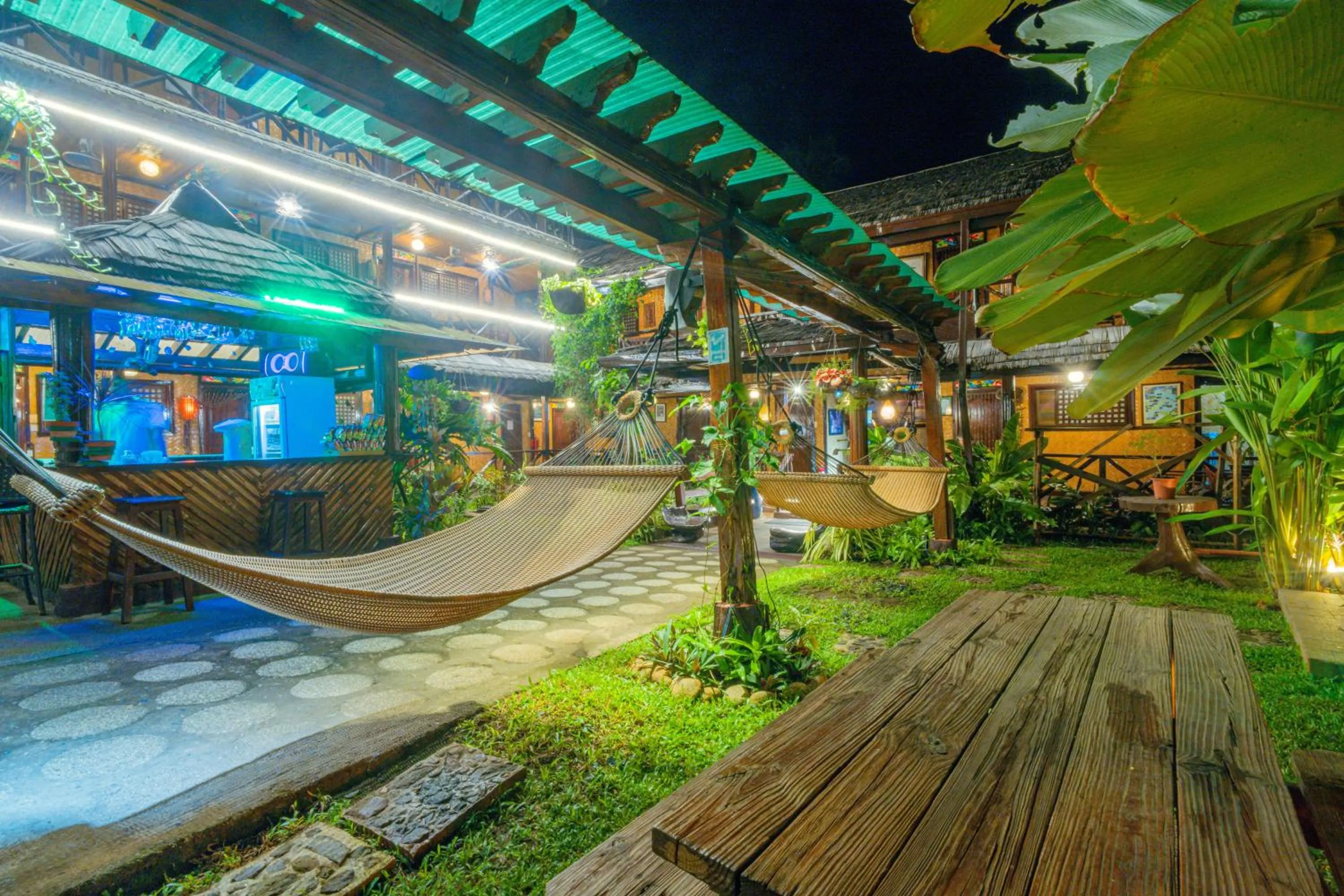 Garden view in Puerto Pension Inn