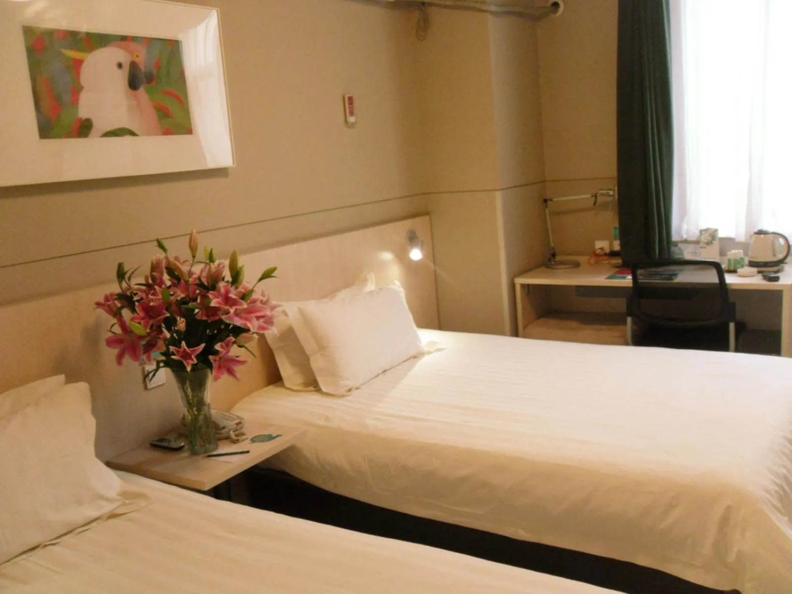 Bed in Jinjiang Inn Xi'an Second Keji Road Ruanjianyuan