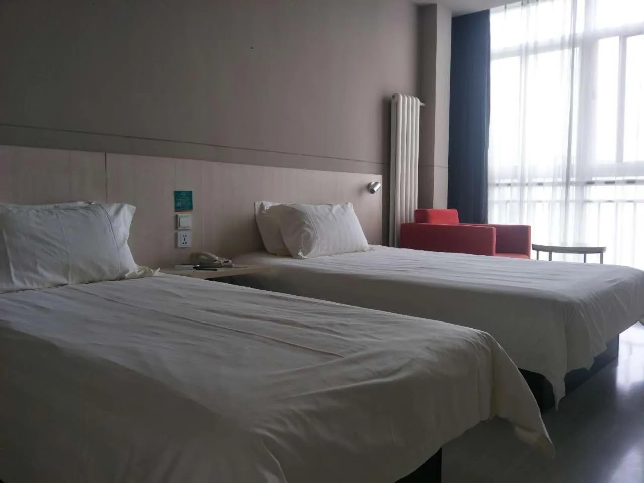 Bed in Jinjiang Inn Xi'an Exhibition Centre Zhangba East Road