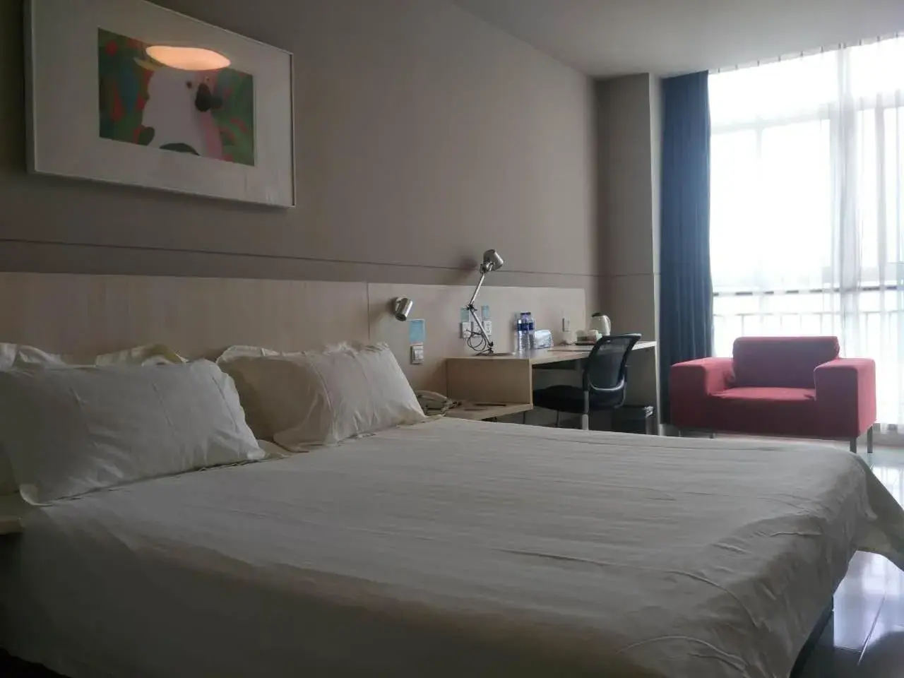 Bed in Jinjiang Inn Xi'an Exhibition Centre Zhangba East Road Bed in Jinjiang Inn Xi'an Exhibition Centre Zhangba East Road