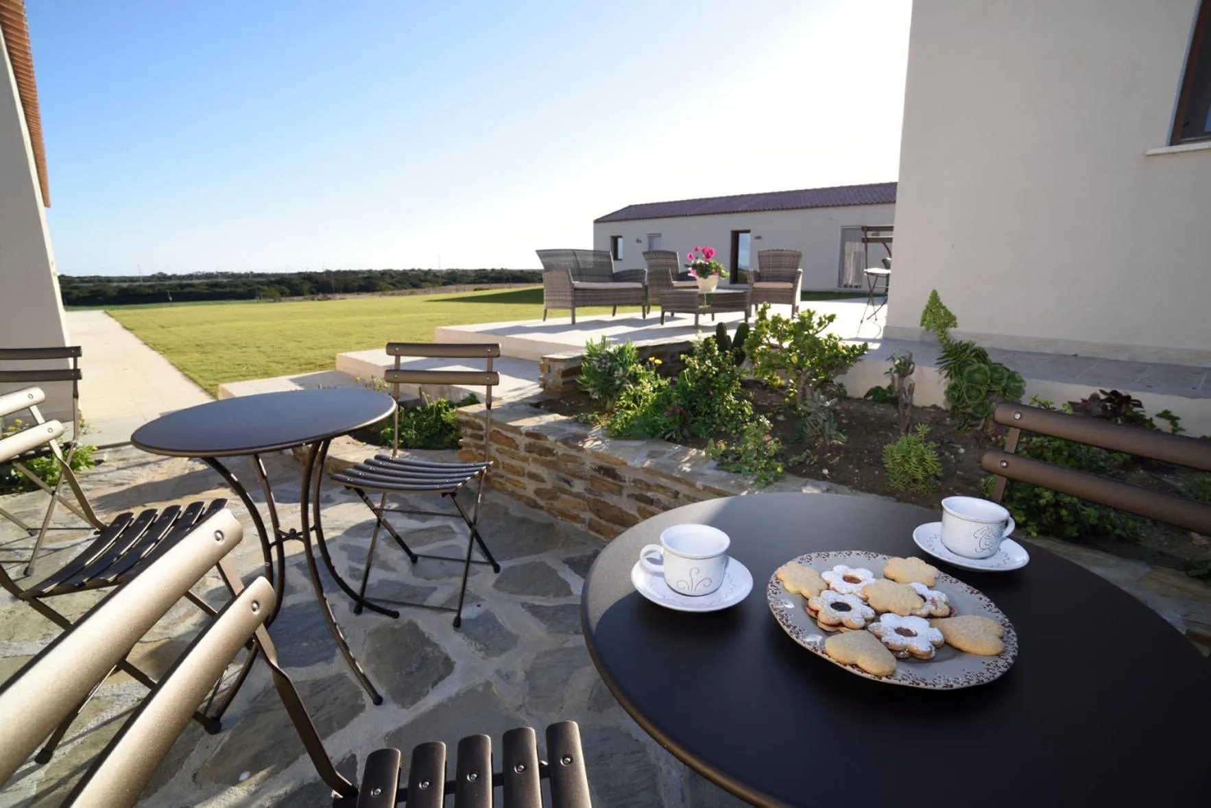 Patio in Agriturismo al Riparo dai Venti