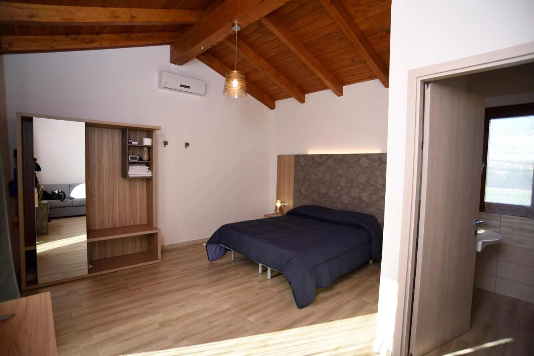 Bathroom, Bed in Agriturismo al Riparo dai Venti