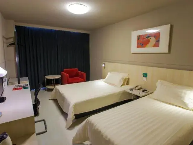 Bed in Jinjiang Inn Haimen Jiefang Middle Road Bed in Jinjiang Inn Haimen Jiefang Middle Road