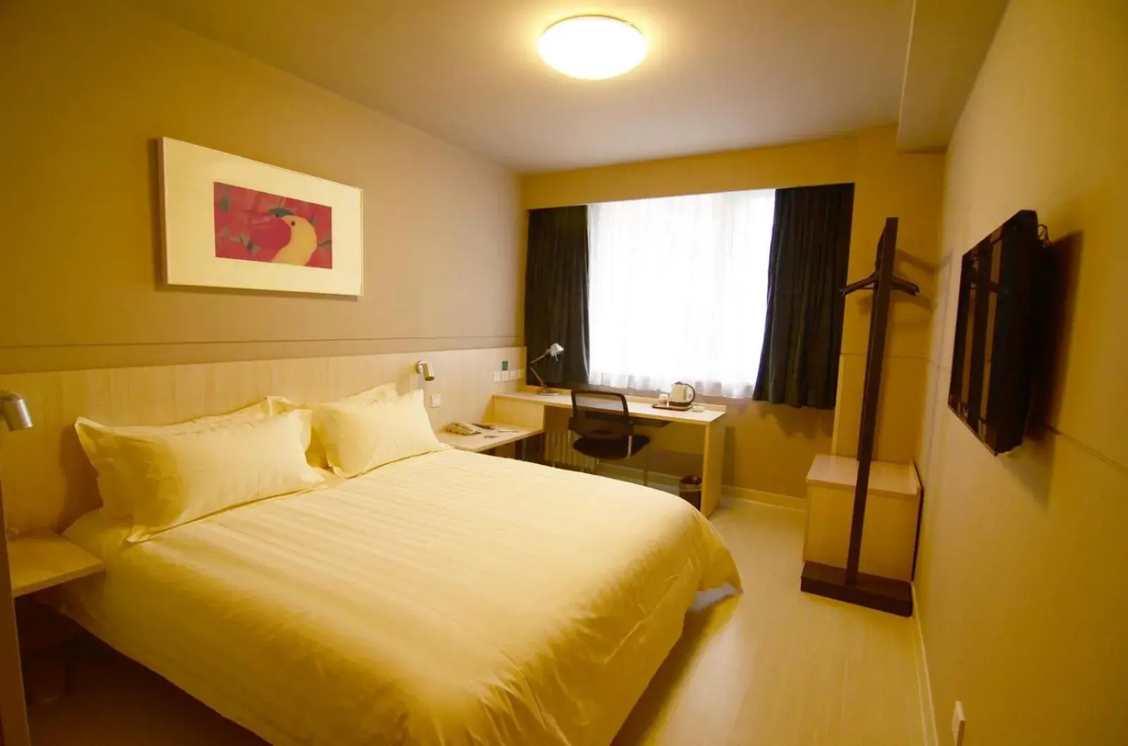 Photo of the whole room, Bed in Jinjiang Inn Beijing Tongzhou Beiyuan Subway Station Photo of the whole room, Bed in Jinjiang Inn Beijing Tongzhou Beiyuan Subway Station